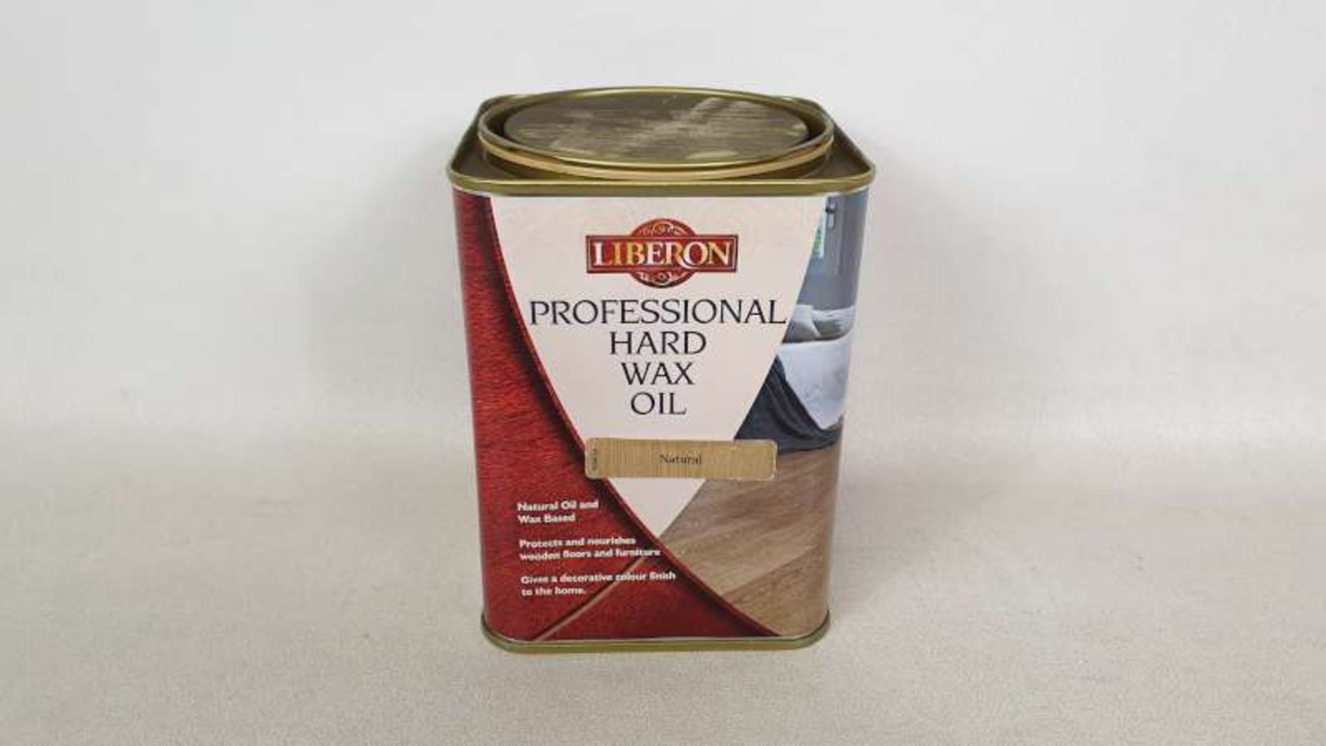 15 X 1 LITRE LIBERON PROFESSIONAL HARD WAX OIL COLOUR NATURAL