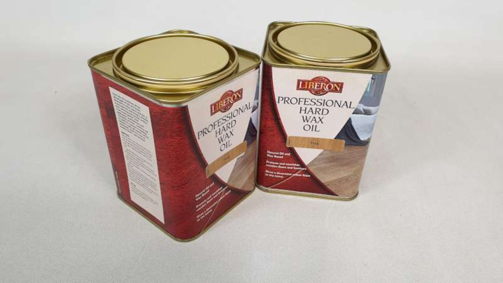 15 X 1 LITRE LIBERON PROFESSIONAL HARD WAX OIL COLOUR TEAK