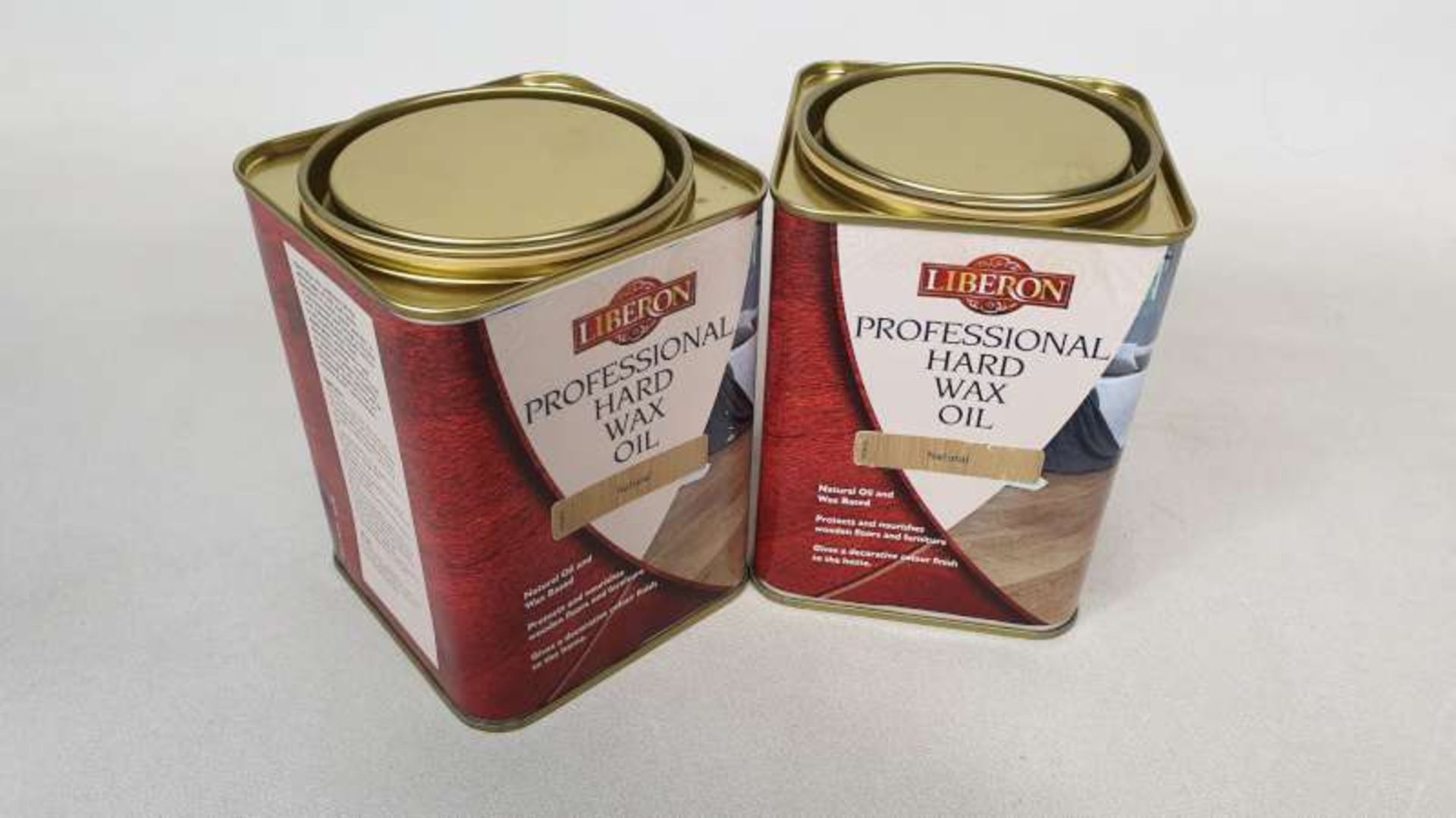 15 X 1 LITRE LIBERON PROFESSIONAL HARD WAX OIL COLOUR NATURAL