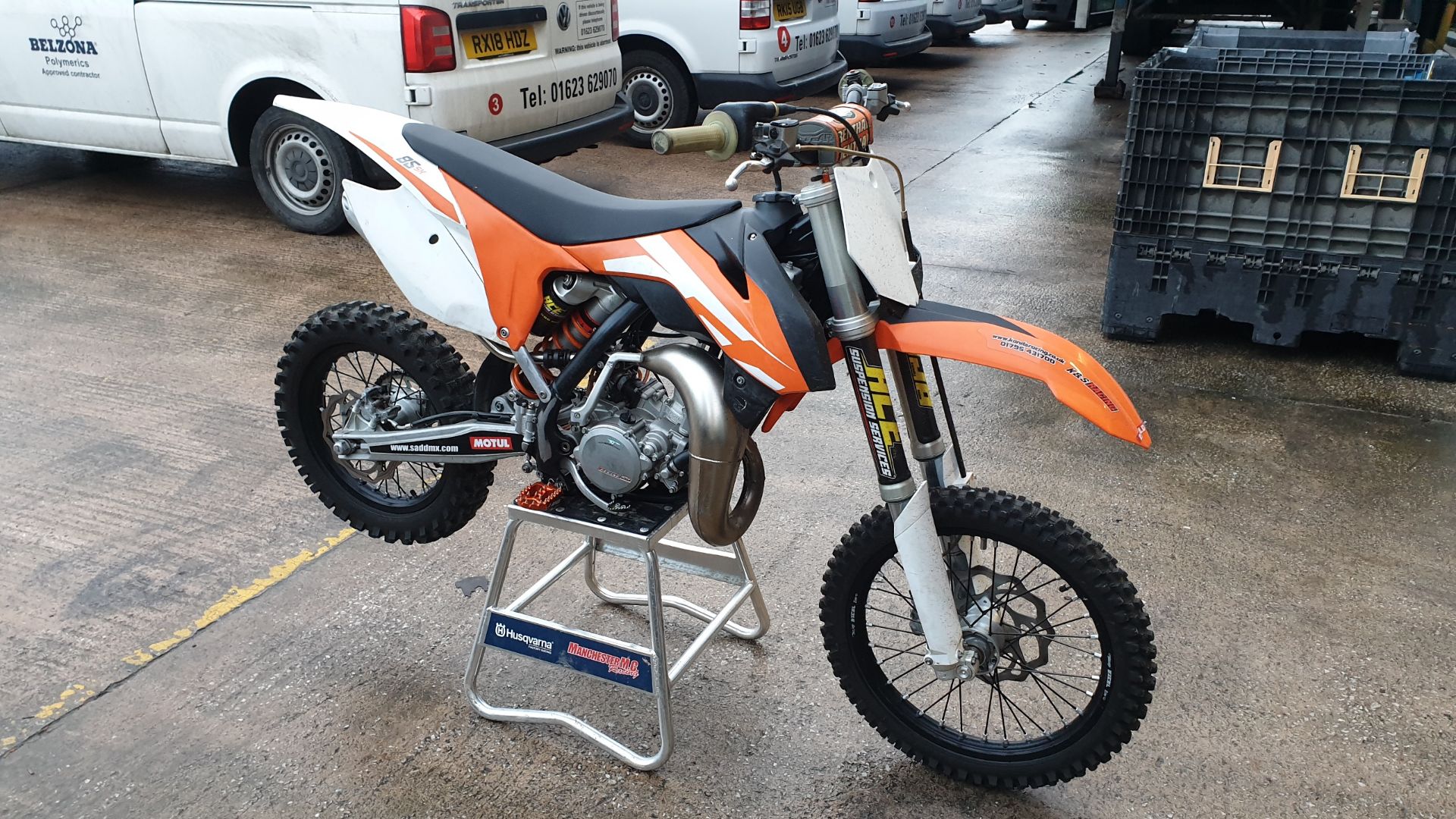 KTM SX 85 OFF ROAD MOTORCYCLE 2016 FRAME NO: VBKMXC231EM013315 ENGINE NO 1600828 2 OWNERS FROM NEW