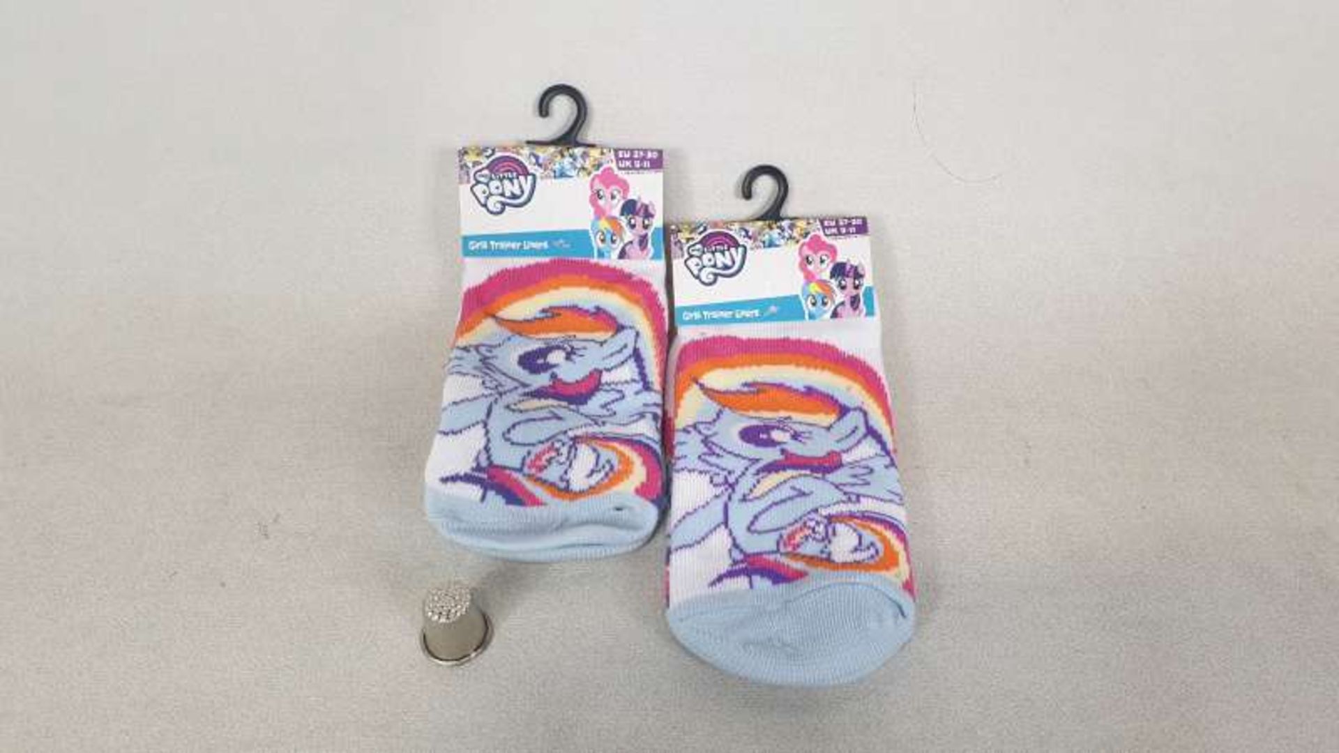 480 X GIRLS MY LITTLE PONY TRAINER SOCKS IN 20 BOXES