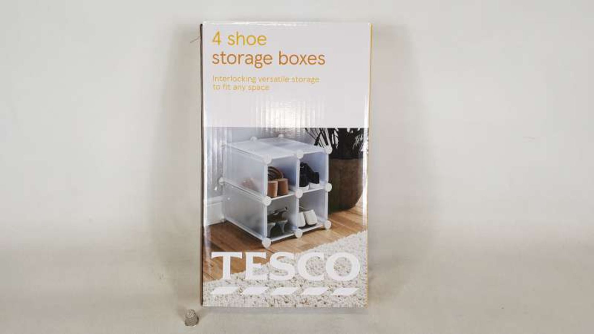 20 X 4 SHOE STORAGE BOXES IN 5 BOXES