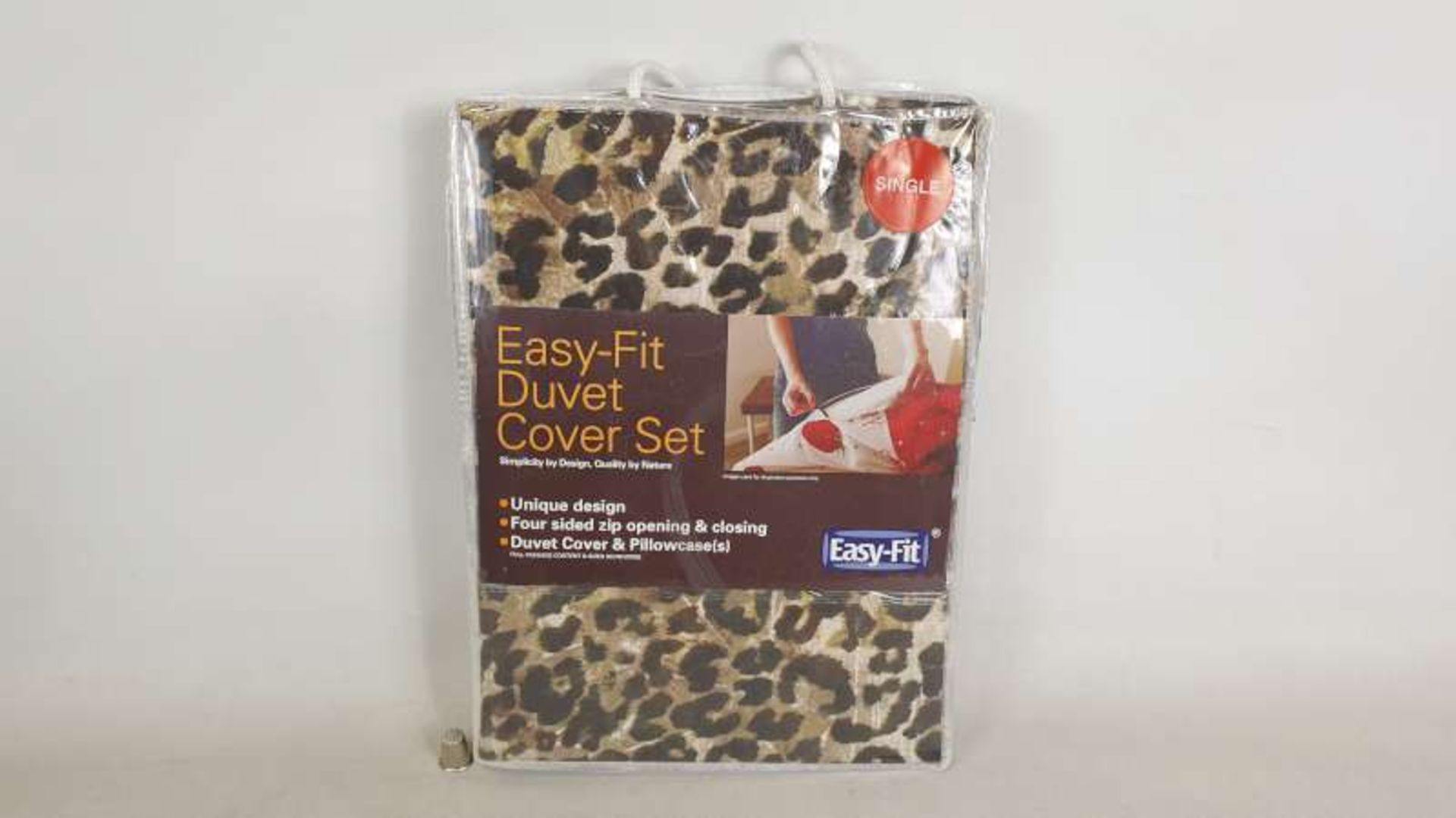 6 X LEOPARD PRINT SINGLE EASY FIT DUVET SETS