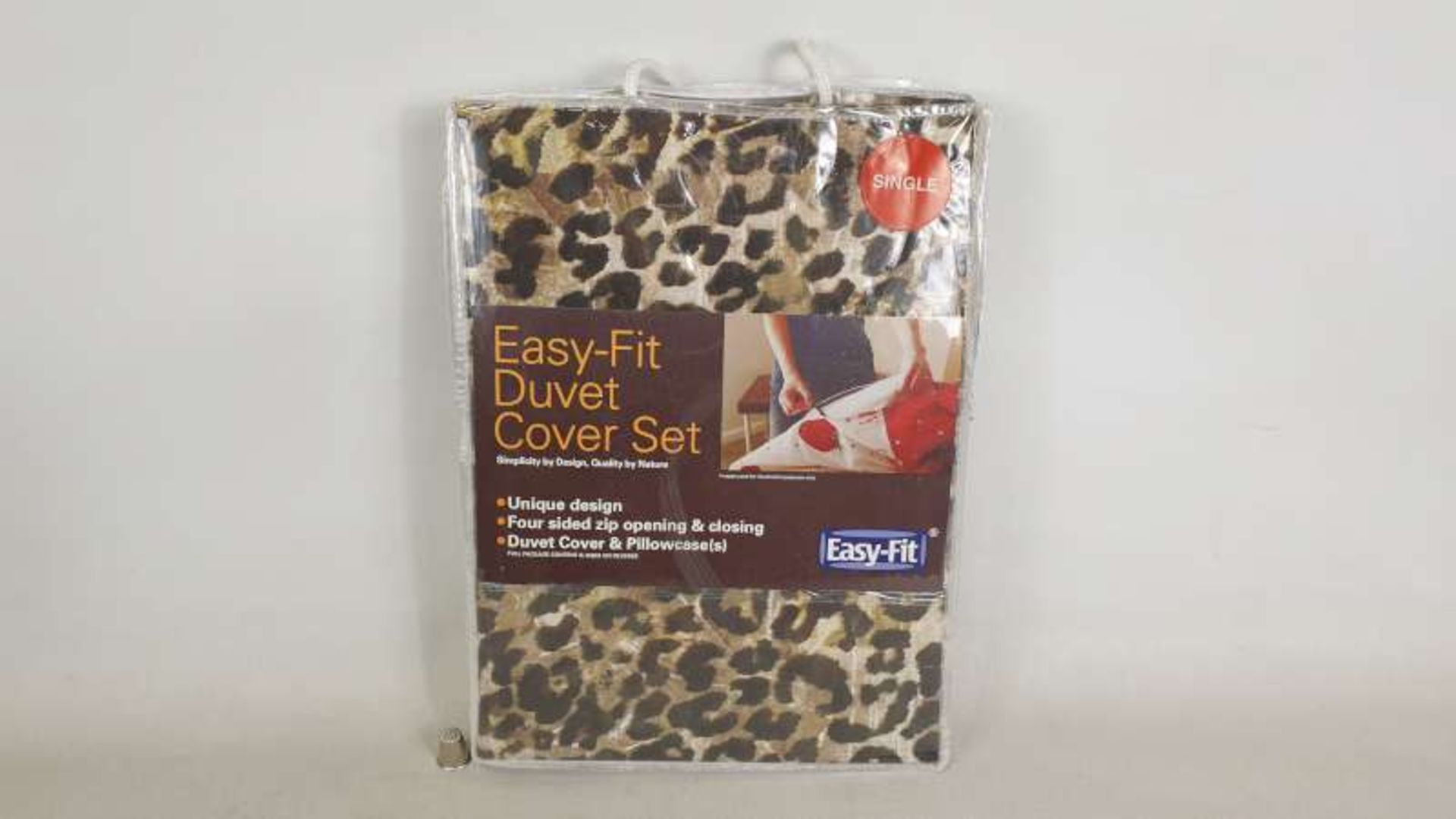 6 X LEOPARD PRINT SINGLE EASY FIT DUVET SETS