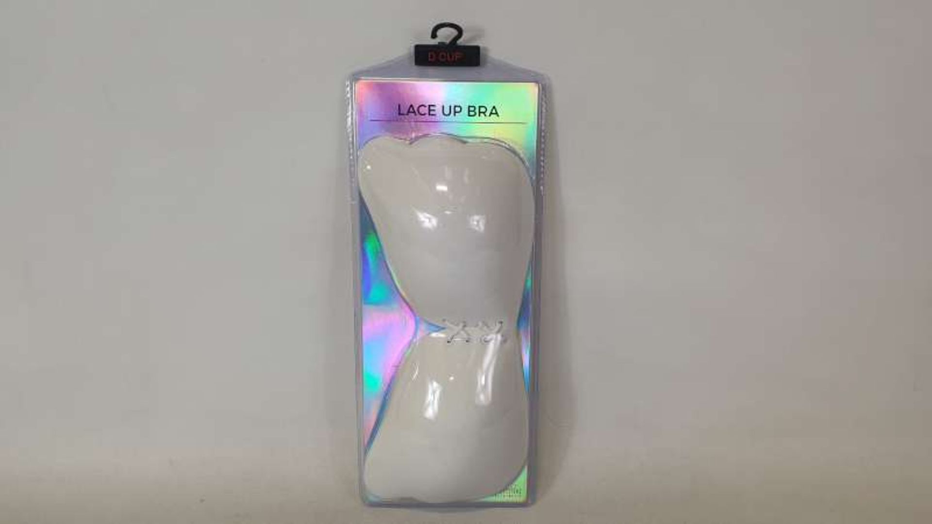 150 X WHITE STICK ON BRAS IN VARIOUS SIZES IN 5 BOXES