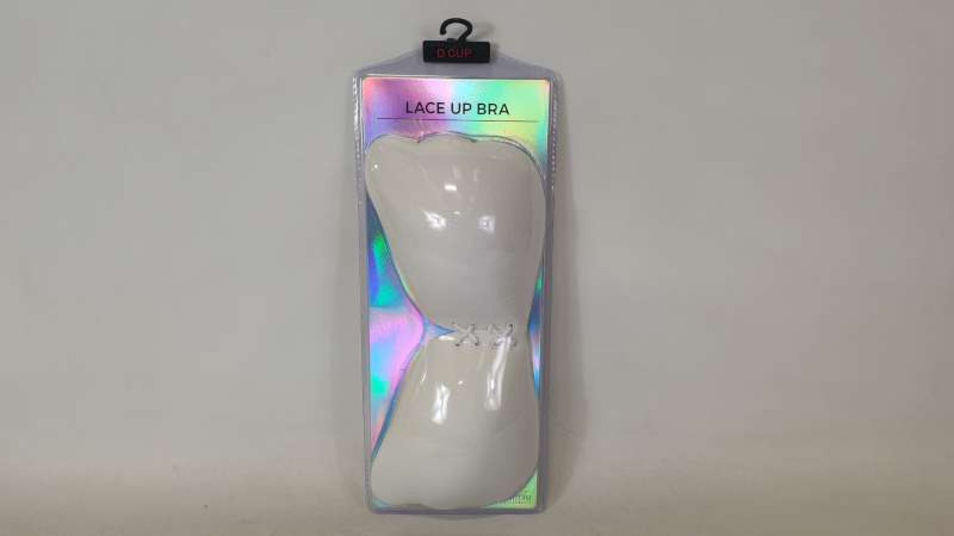 150 X WHITE STICK ON BRAS IN VARIOUS SIZES IN 5 BOXES