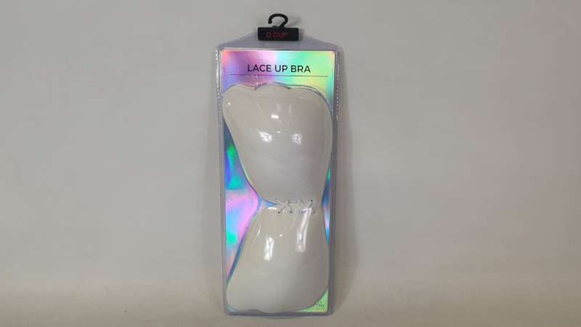 150 X WHITE STICK ON BRAS IN VARIOUS SIZES IN 5 BOXES