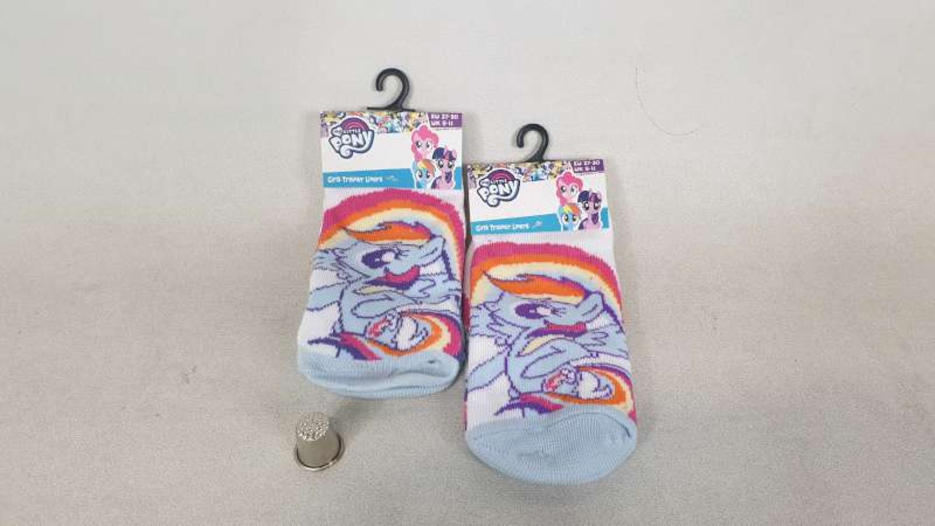 480 X GIRLS MY LITTLE PONY TRAINER SOCKS IN 20 BOXES