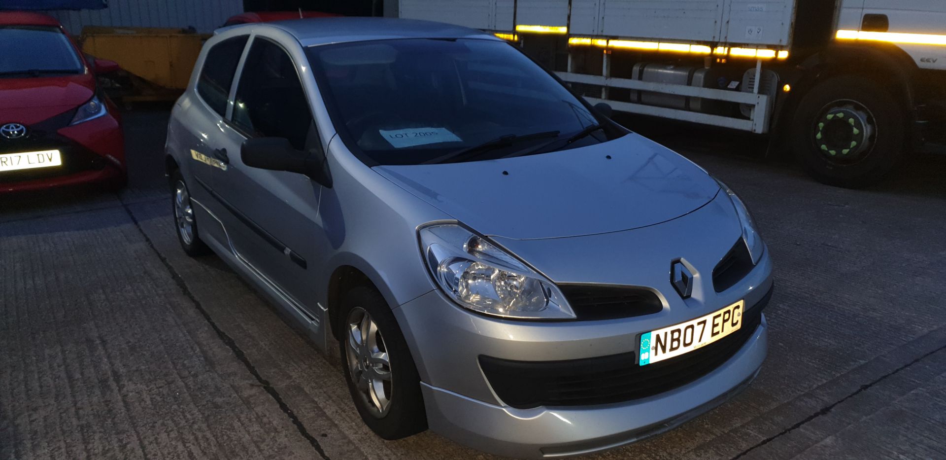 SILVER RENAULT CLIO EXTREME. Reg : NB07EPC, Mileage : 94,015 Details: KEY YES LOG BOOK YES MOT UNTIL