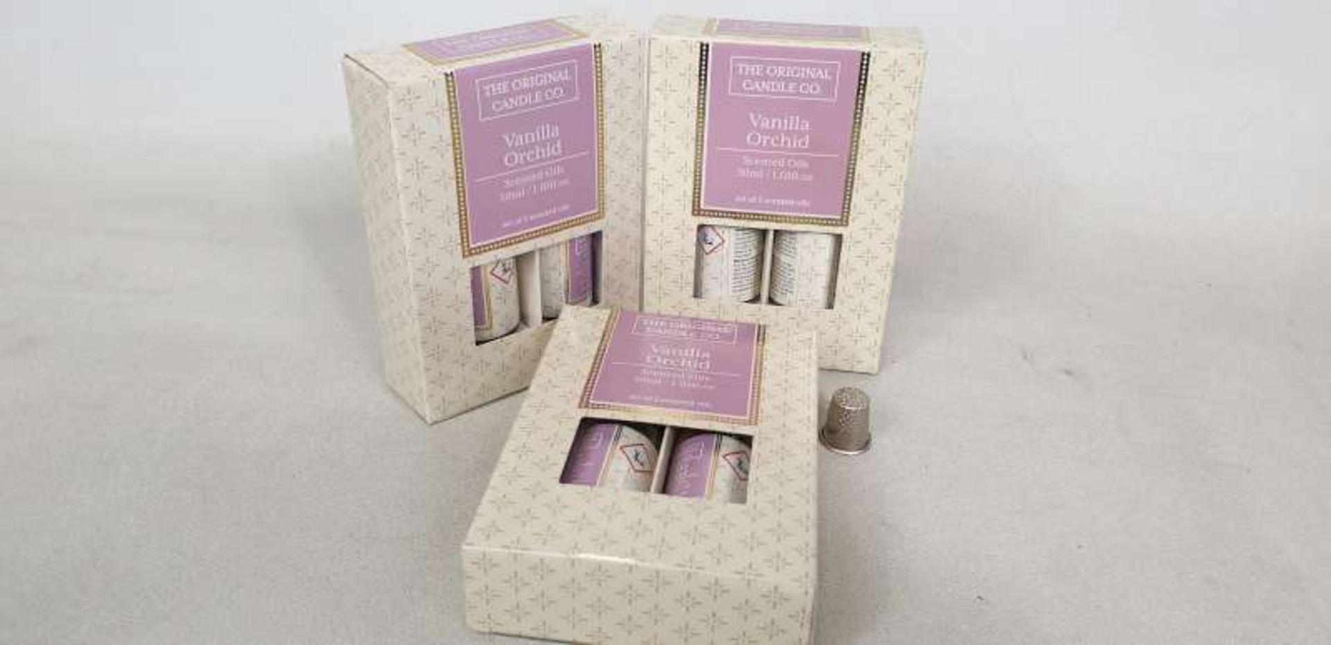 240 X BRAND NEW BOXED 1PACK OF 15ML SCENTED OIL VANILLA ORCHID IN 10 BOXES