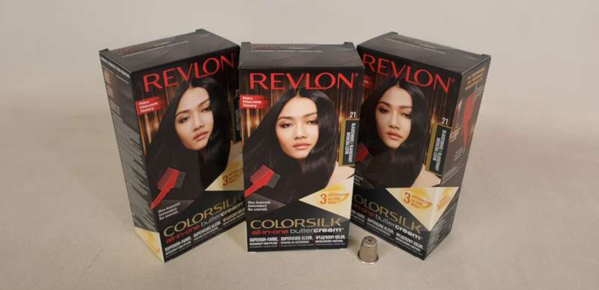 48 X REVLON COLOUR SILK ALL IN ONE BUTTER CREAM HAIR DYE IN 4 BOXES