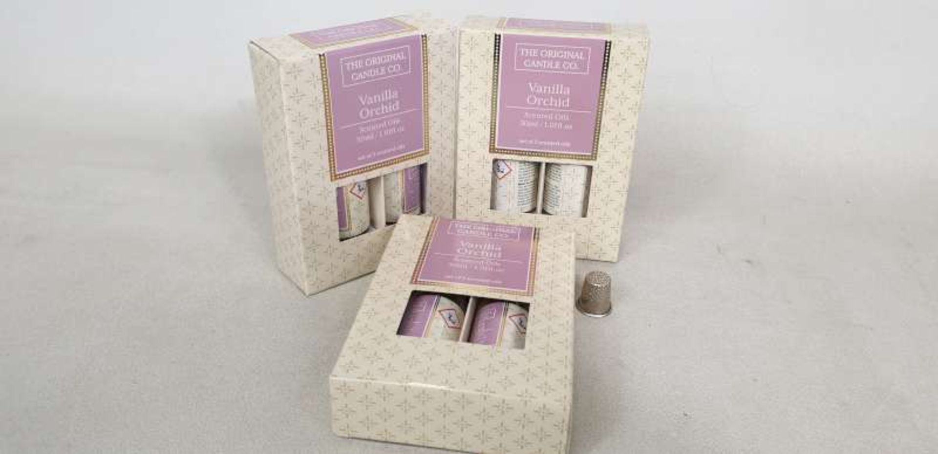 240 X BRAND NEW BOXED 1PACK OF 15ML SCENTED OIL VANILLA ORCHID IN 10 BOXES