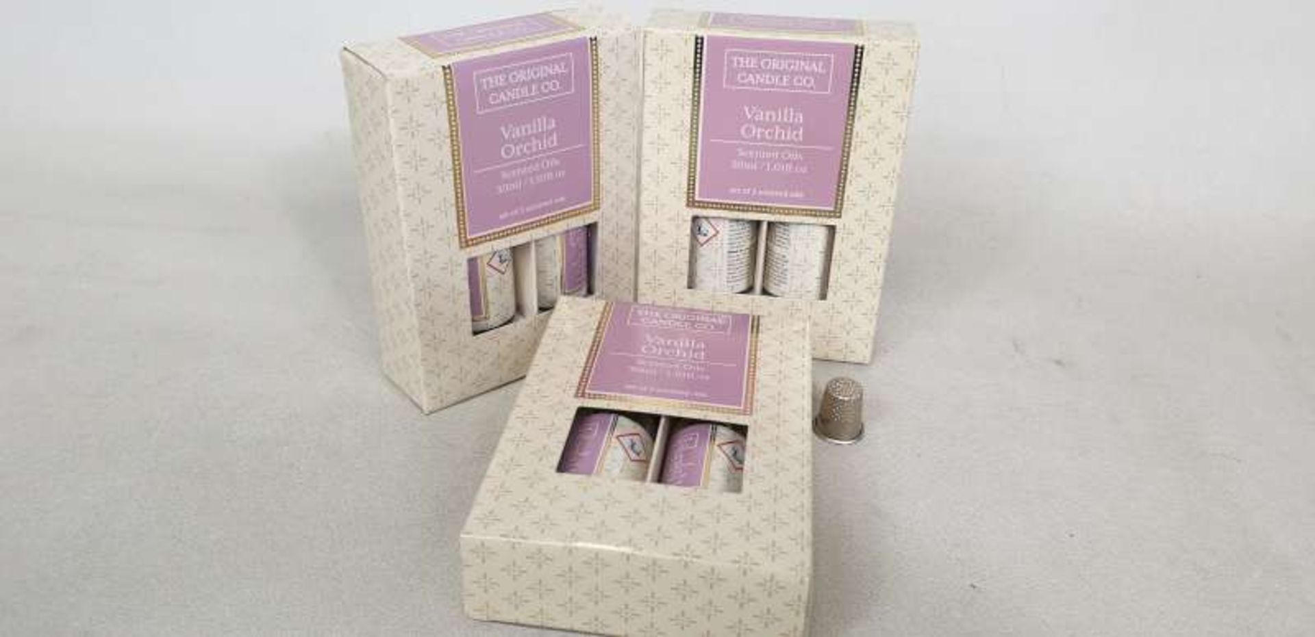 240 X BRAND NEW BOXED 1PACK OF 15ML SCENTED OIL VANILLA ORCHID IN 10 BOXES