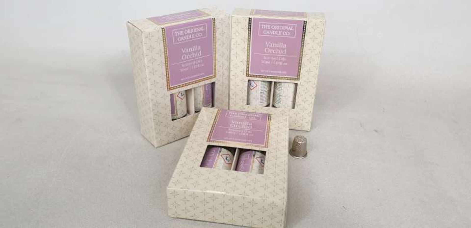 240 X BRAND NEW BOXED 1PACK OF 15ML SCENTED OIL VANILLA ORCHID IN 10 BOXES