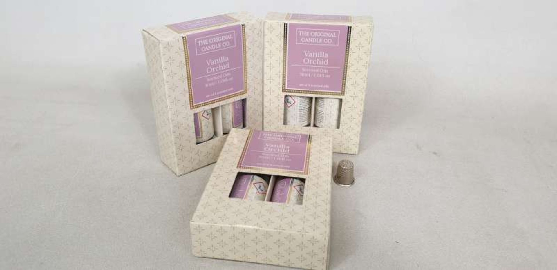 240 X BRAND NEW BOXED 1PACK OF 15ML SCENTED OIL VANILLA ORCHID IN 10 BOXES