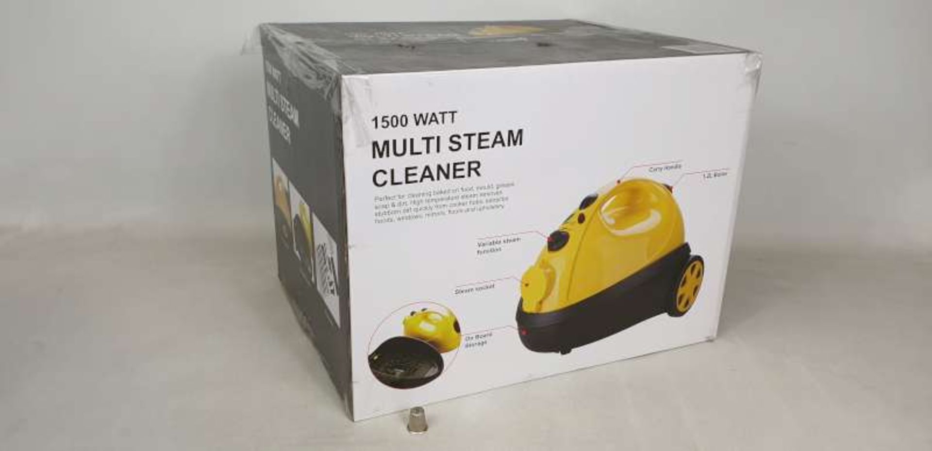 3 X BRAND NEW BOXED 1500 WATT MULTI STEAMERS