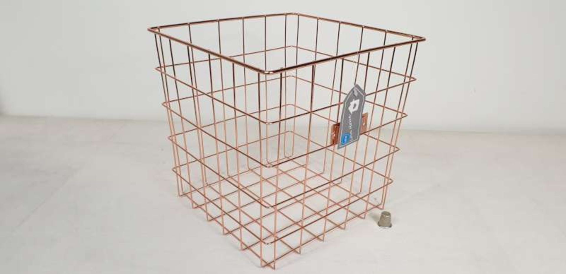 28 X METAL COPPER BASKETS IN 7 BOXES