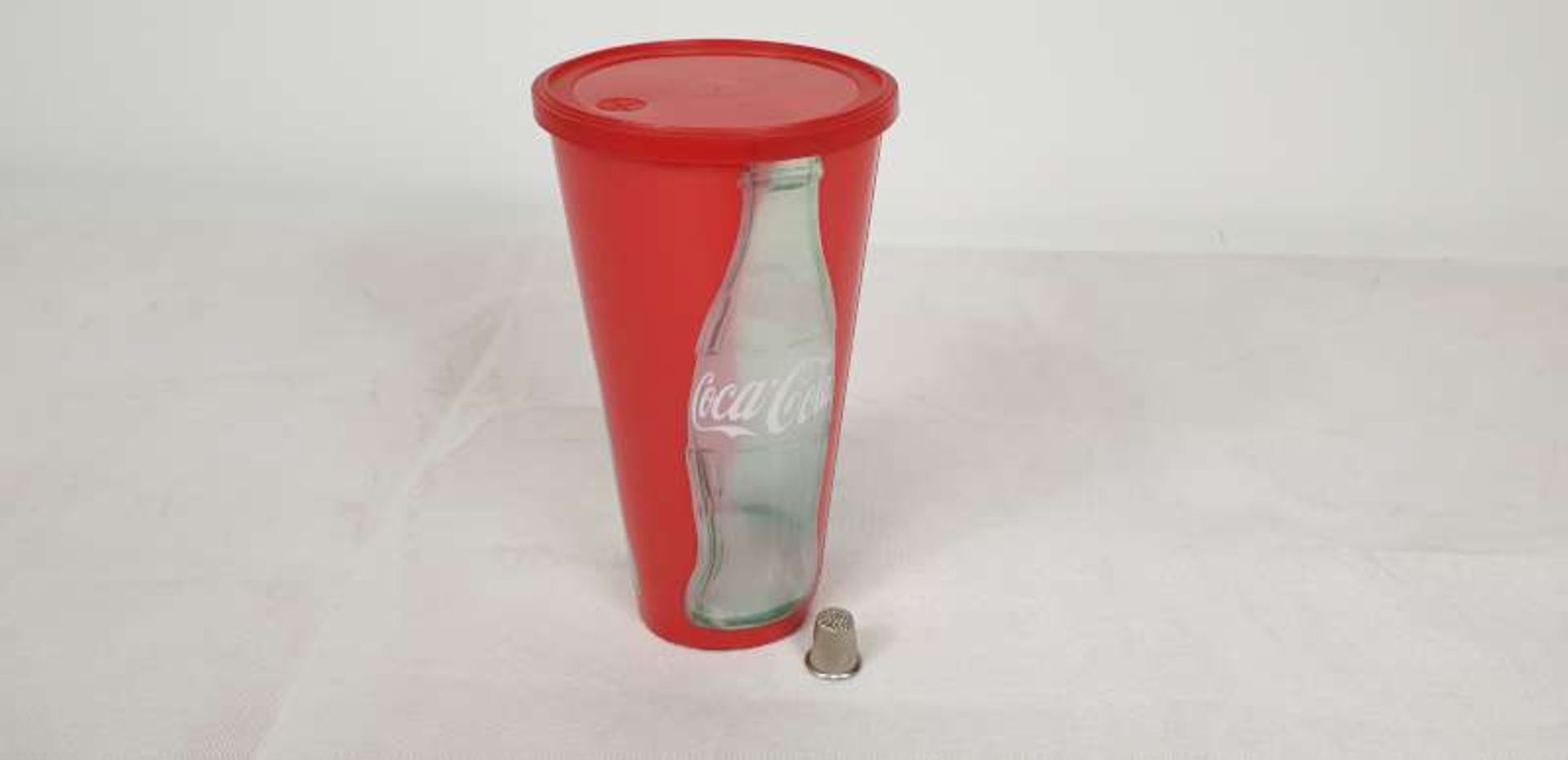 600 X REUSABLE COCA COLA CUPS IN 3 BOXES