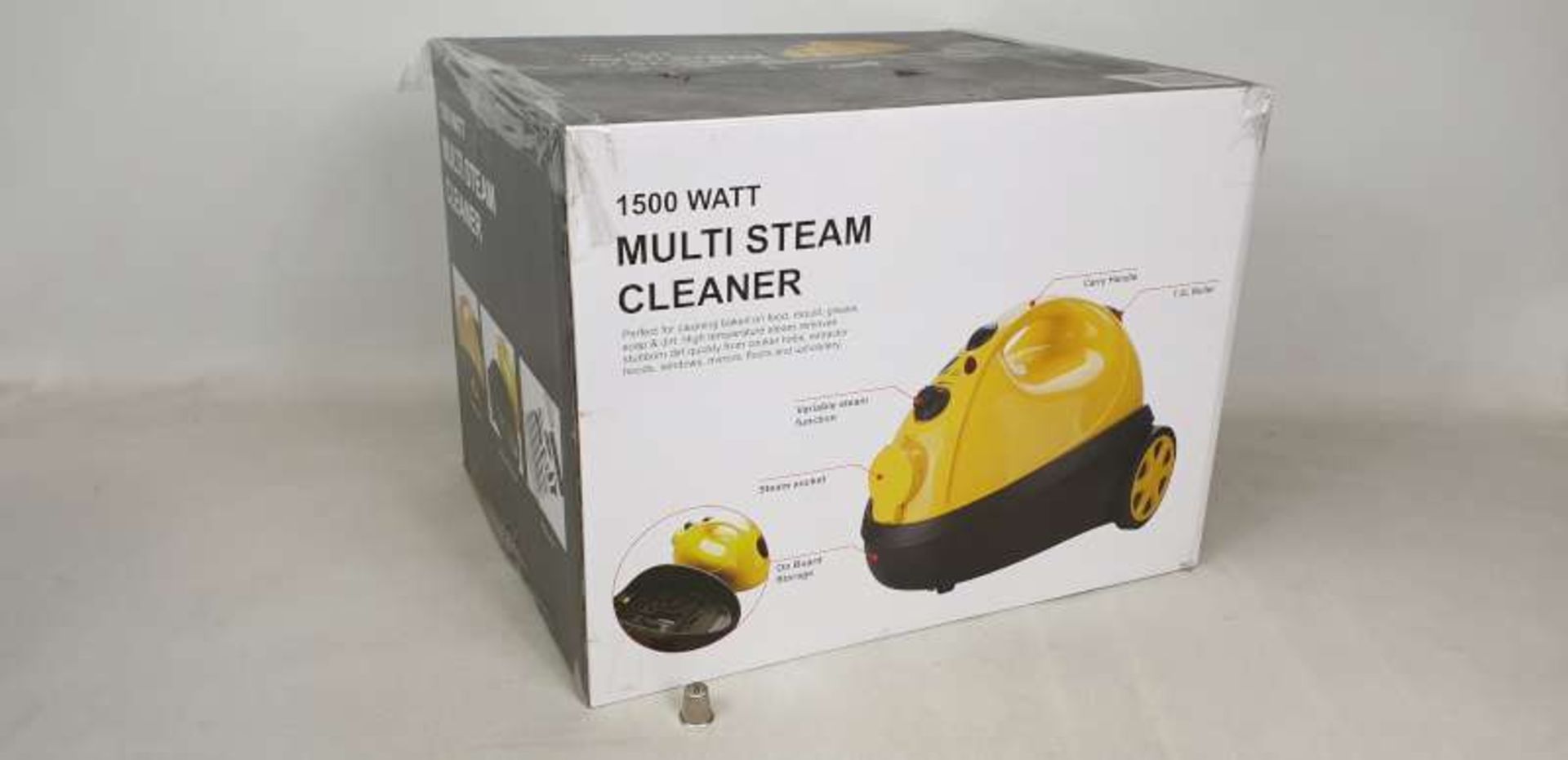 3 X BRAND NEW BOXED 1500 WATT MULTI STEAMERS