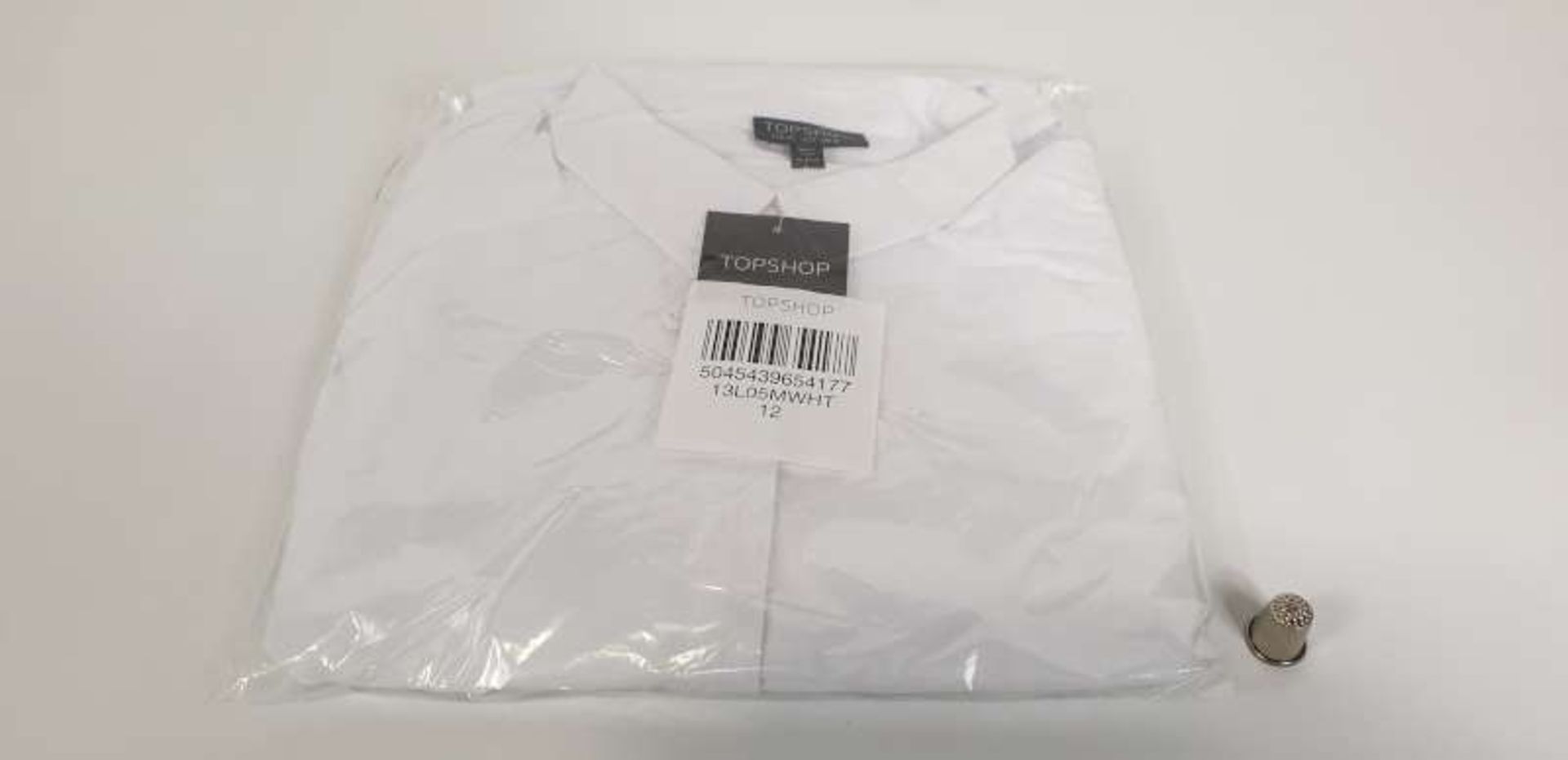 20 X BRAND NEW TOPSHOP CORSET SHIRTS SIZE 12, RRP OF EACH ITEM £34.00