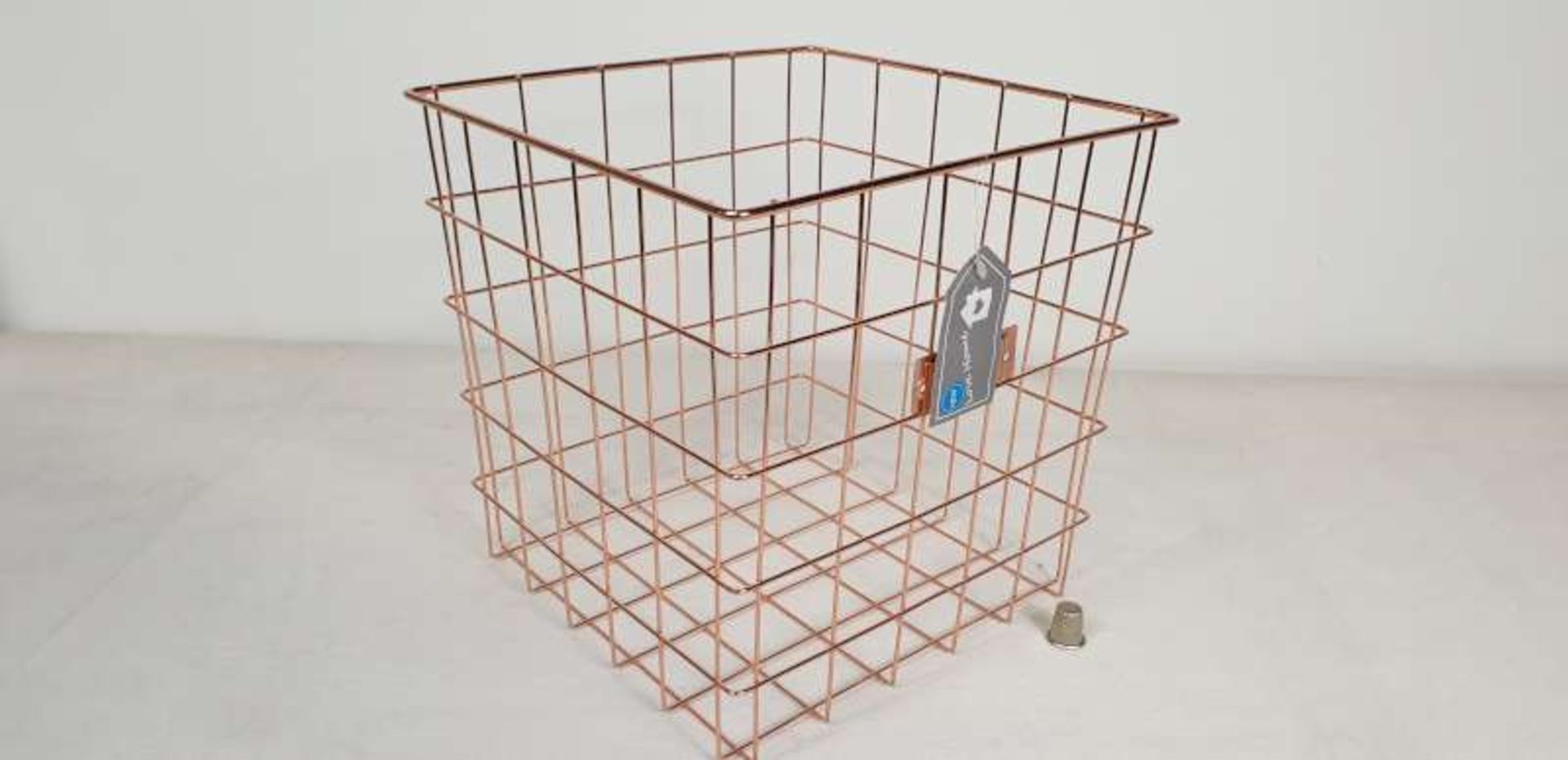 28 X METAL COPPER BASKETS IN 7 BOXES