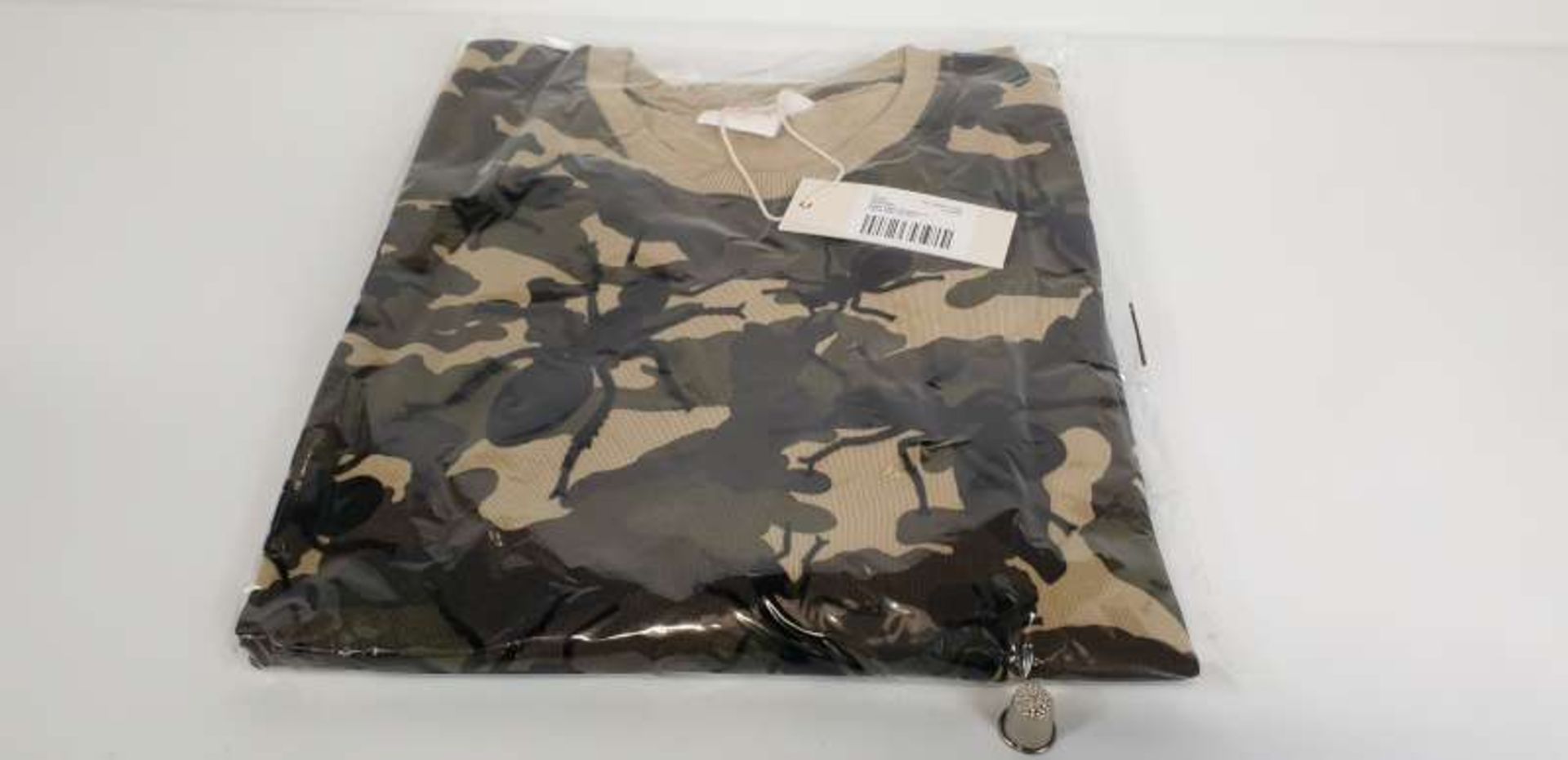 10 X BRAND NEW ILLEGAL CLUB PARIS SWEATSHIRTS IN CAMO WITH ANT PRINT IN VARIOUS SIZES