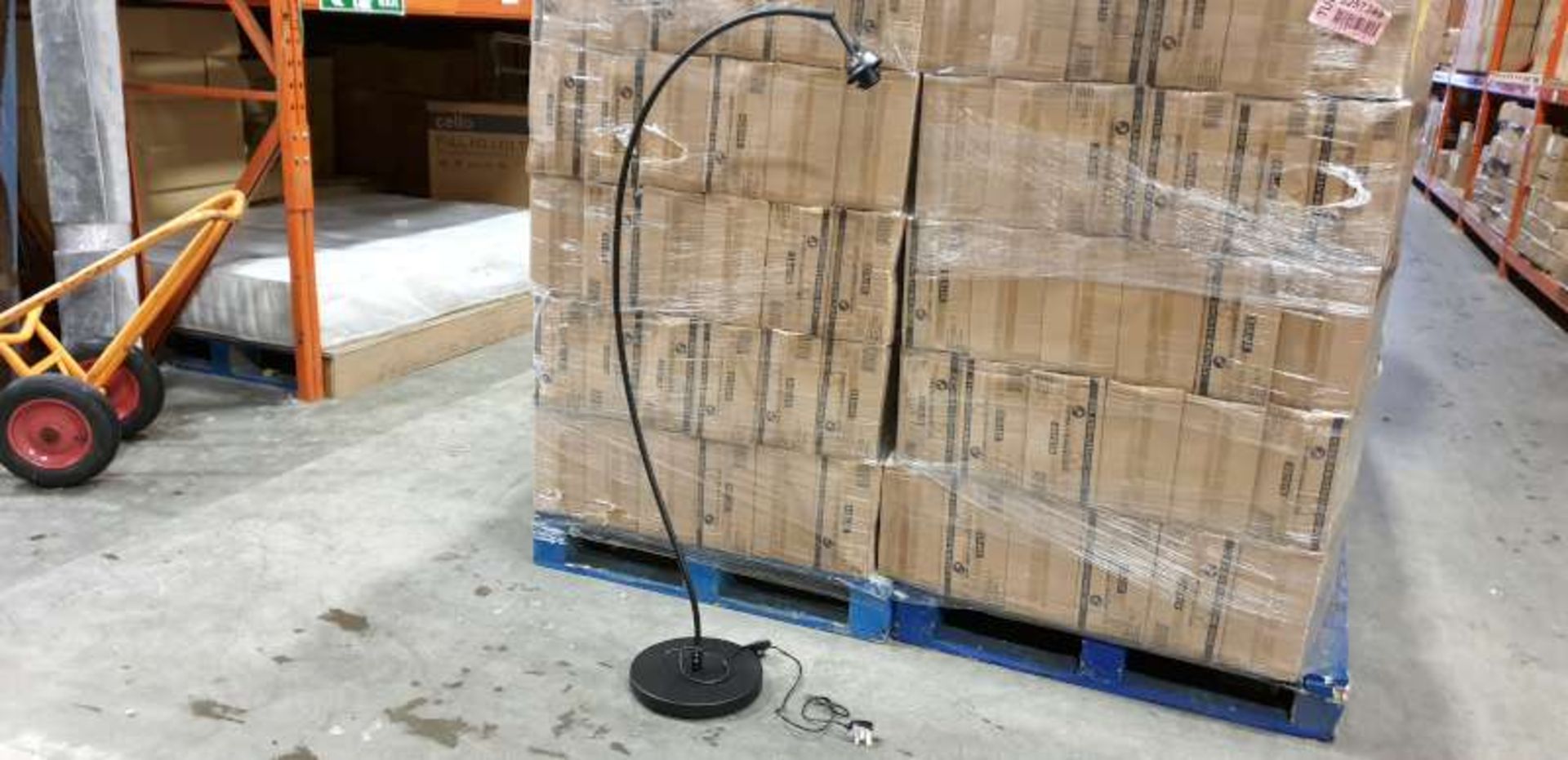 10 X BRAND NEW BOXED ARCHER BOW SHAPED FLOOR LAMPS