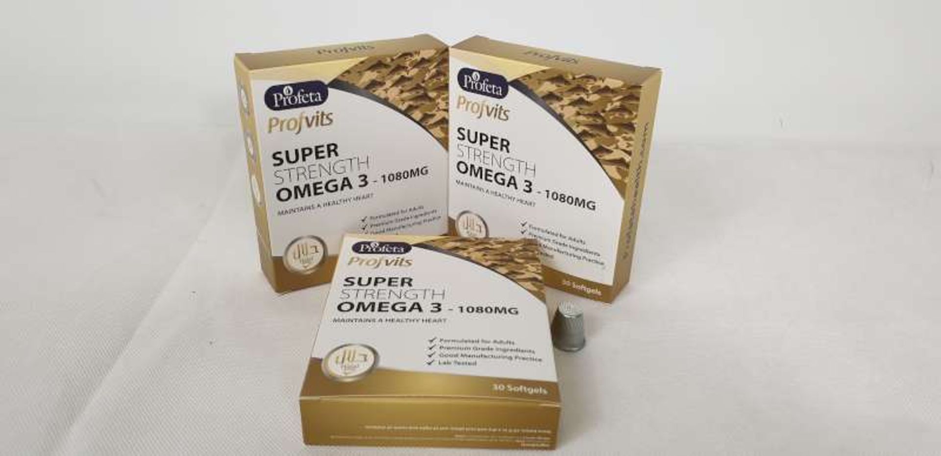 112 X BOXES OF 30 PROFETA PROFVITS SUPER STRENGTH OMEGA 3 SOFT GELS IN 1 BOX, RRP OF EACH PIECE £7.