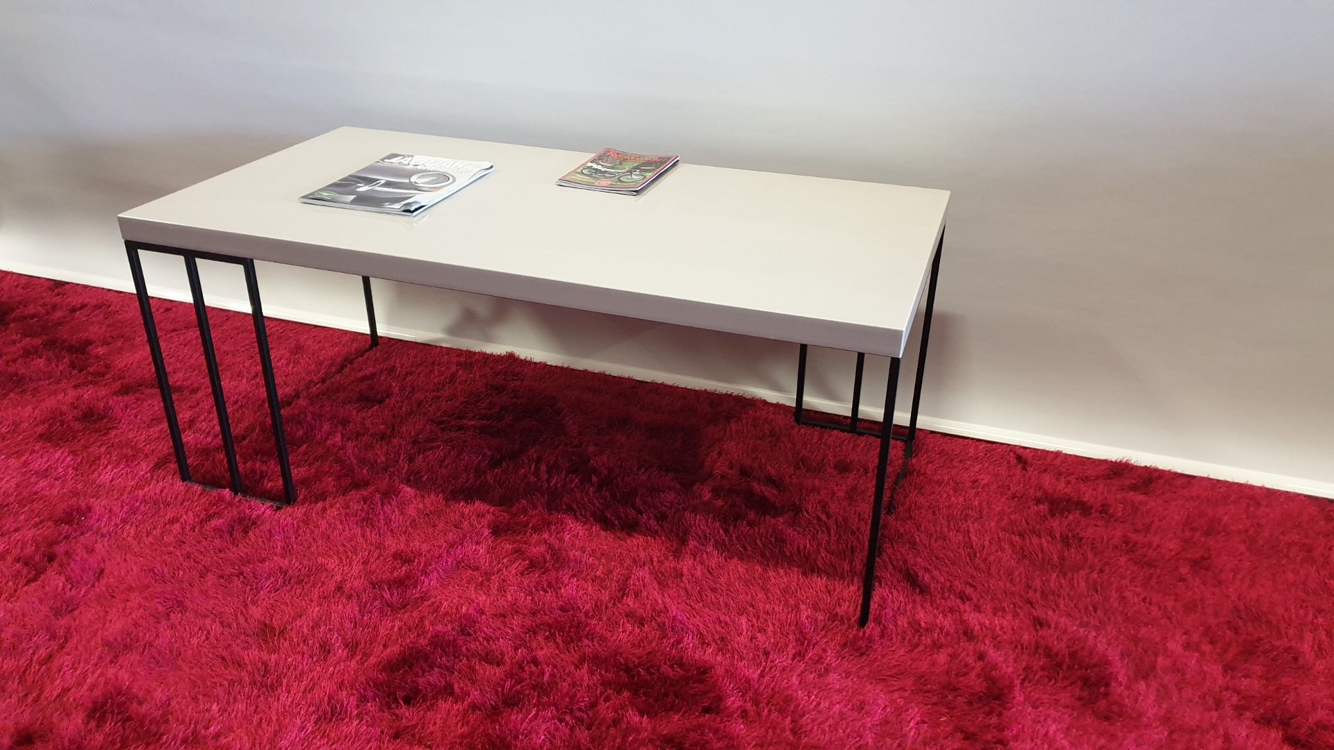 GLOSS AVORIO COFFEE TABLE 1180 X 590 X 400MM RRP £149