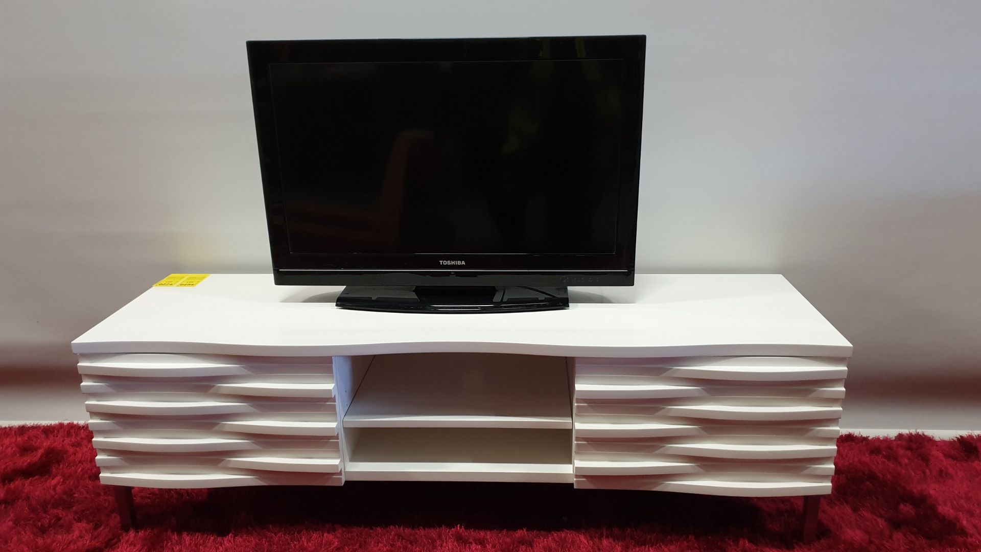 BRAND NEW CONTENT BY TERRANCE CONRAN WAVE MEDIA UNIT COLOUR WHITE SIZE L1500 X W500 X H480MM RRP £