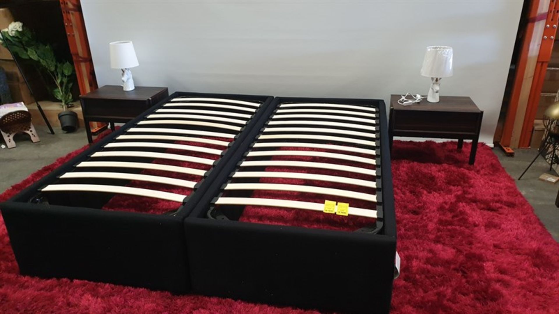 BRAND NEW 6FT FABRIC BED BASE SIZE 1800 X 2000 X 400 MM RRP £499.00