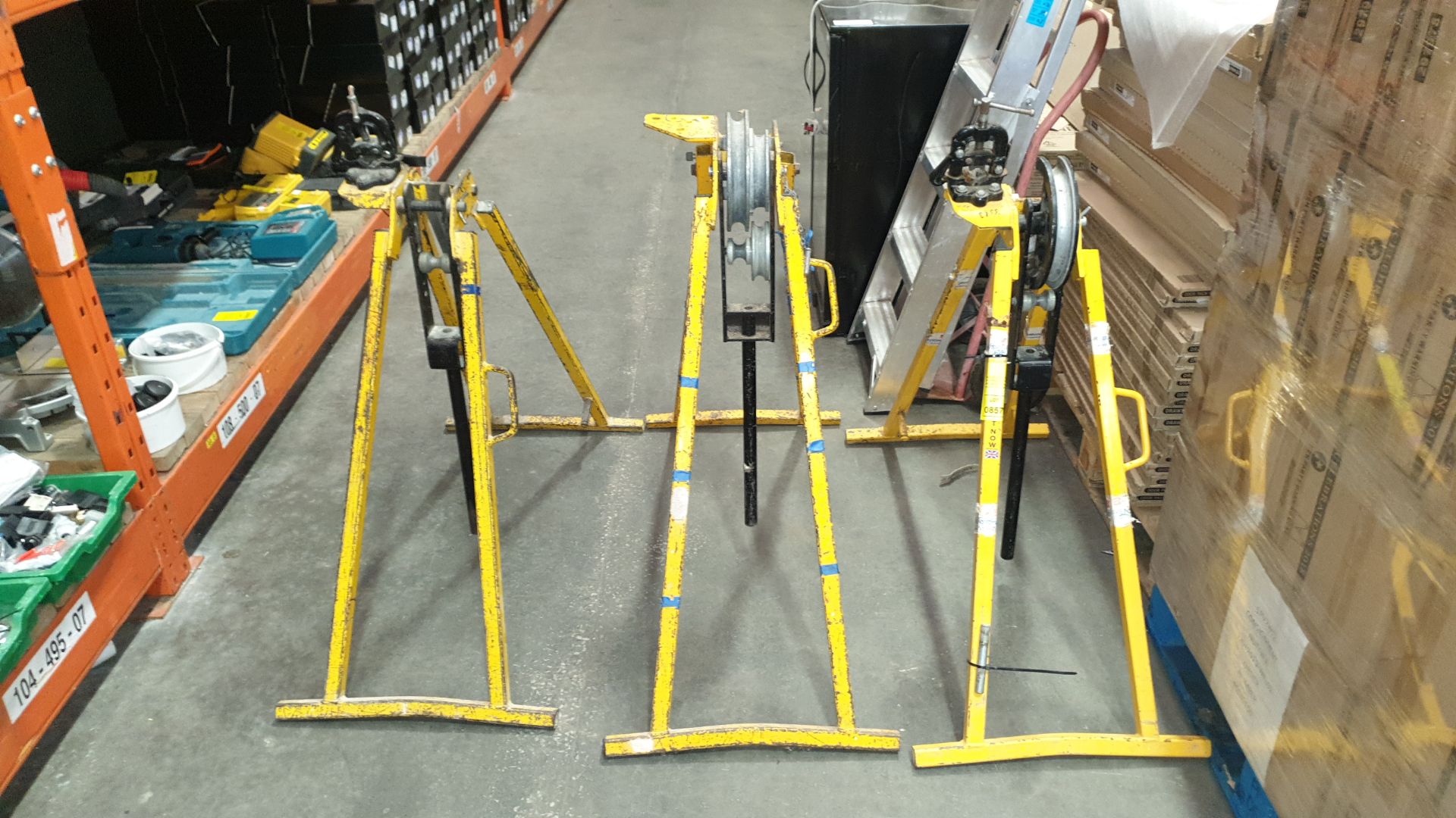 3 X INDUSTRIAL PIPE BENDERS