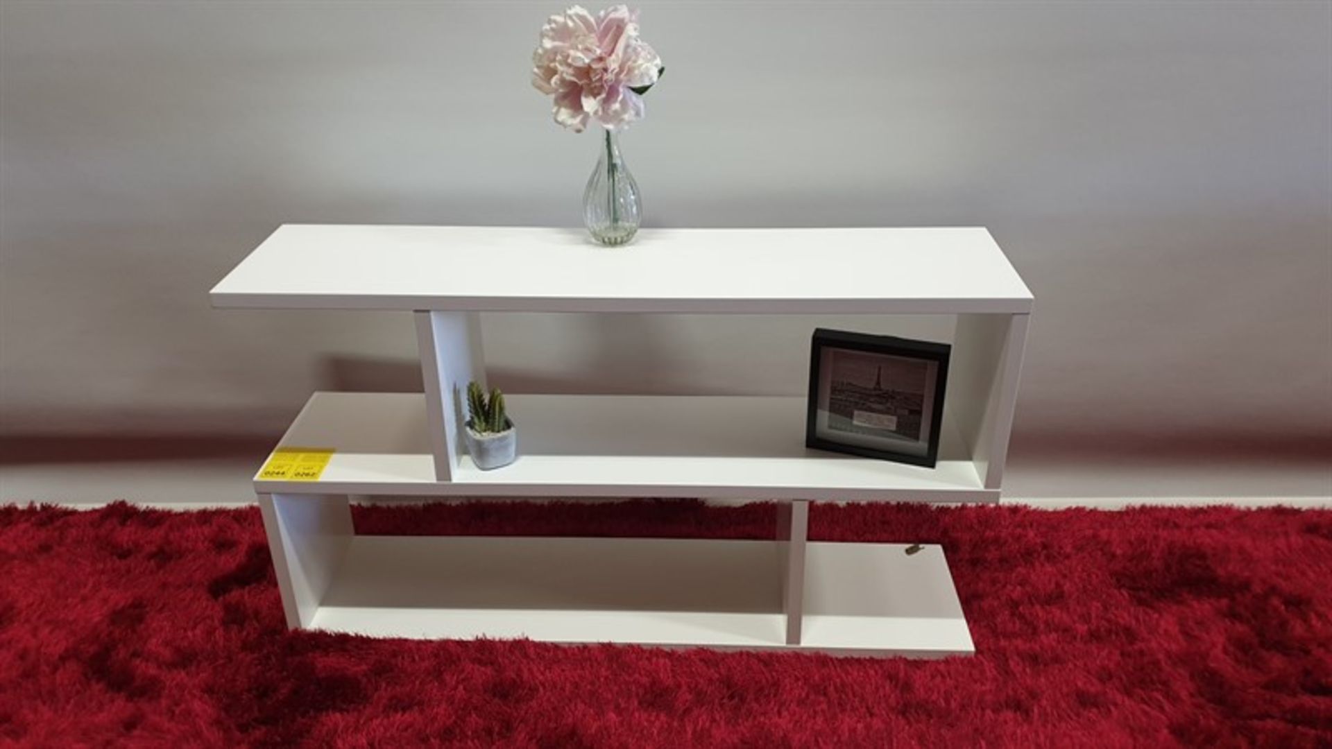 BRAND NEW CONTENT BY TERRANCE CONRAN COUNTER BALANCE LOW SHELVING UNIT COLOUR WHITE SIZE L1200 X