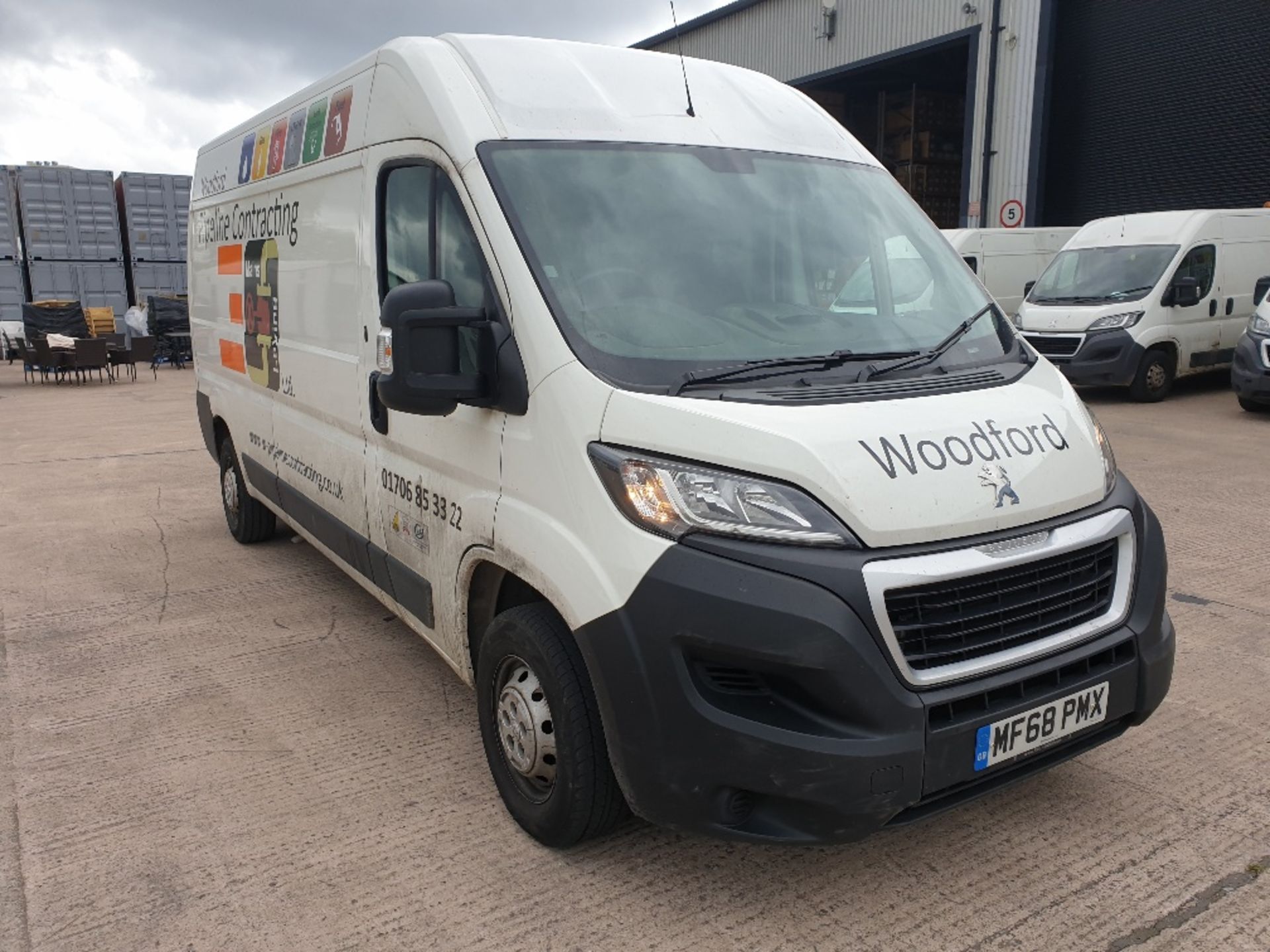 (THIS VEHICLE WILL BE SOLD THURSDAY 28TH MAY 12 NOON) WHITE PEUGEOT BOXER 335 PROFESSIONAL L3H2. (