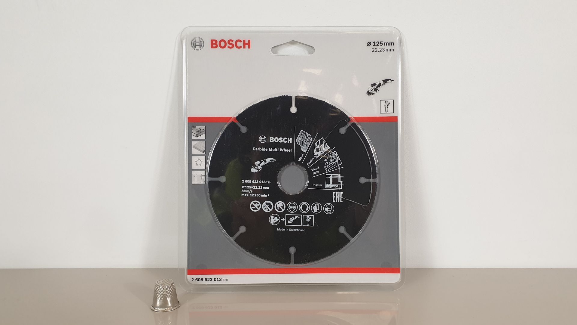 (LOT FOR THURSDAY 28TH MAY AUCTION) 25 X BRAND NEW BOSCH CARBIDE MULTI WHEEL CUTTING BLADES 125MM