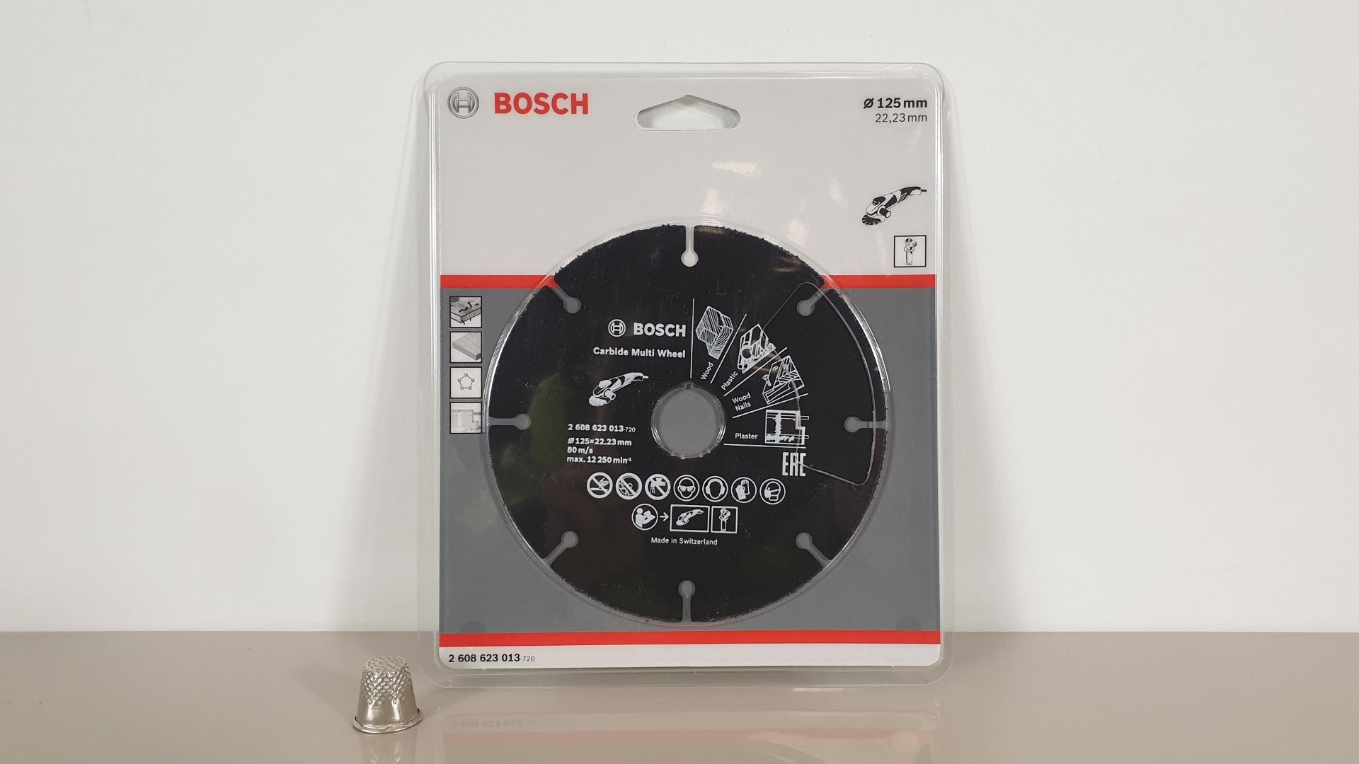 (LOT FOR THURSDAY 28TH MAY AUCTION) 25 X BRAND NEW BOSCH CARBIDE MULTI WHEEL CUTTING BLADES 125MM