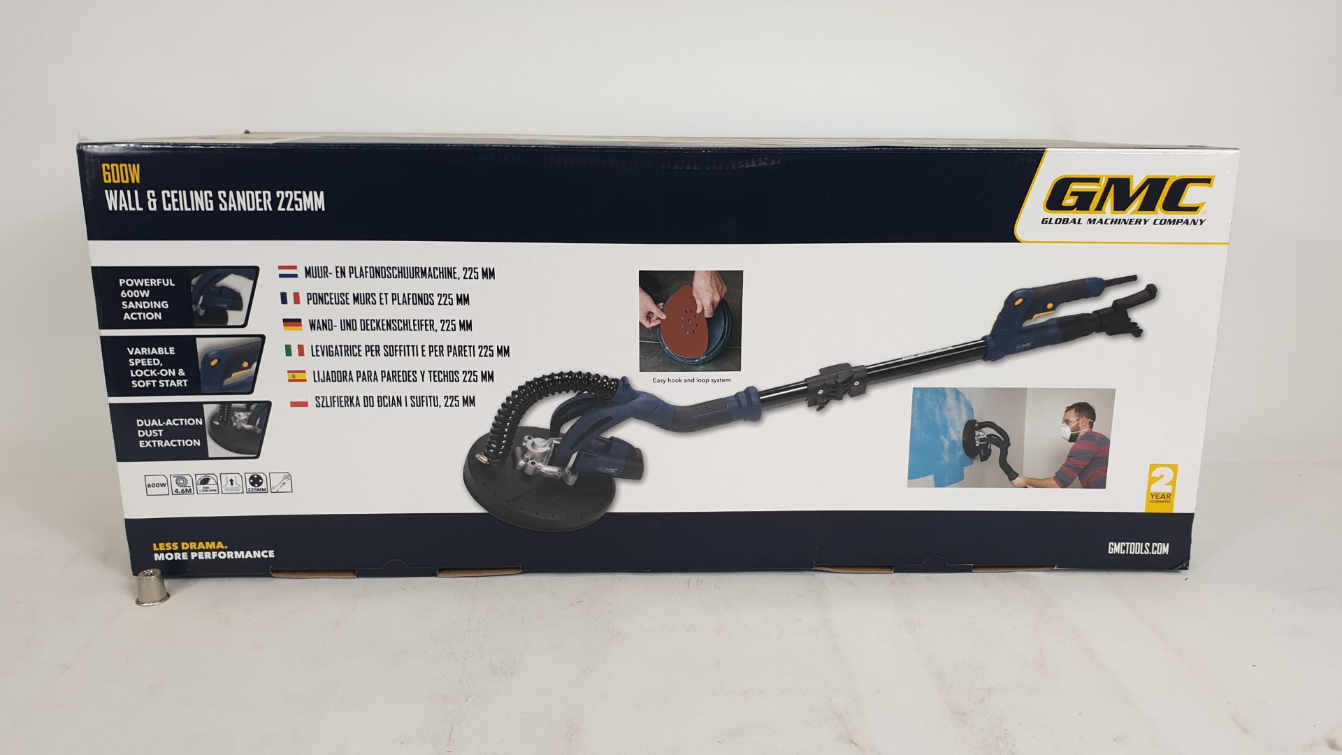 (LOT FOR THURSDAY 28TH MAY AUCTION) GMC 600W WALL AND CEILING SANDER 225M (PRODUCT CODE 264803) - (
