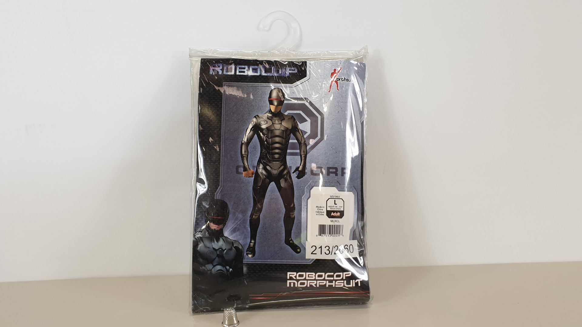 10 X ROBOCOP MORPHSUITS - SIZE LARGE - (BRAND NEW IN HANGER PACKS)