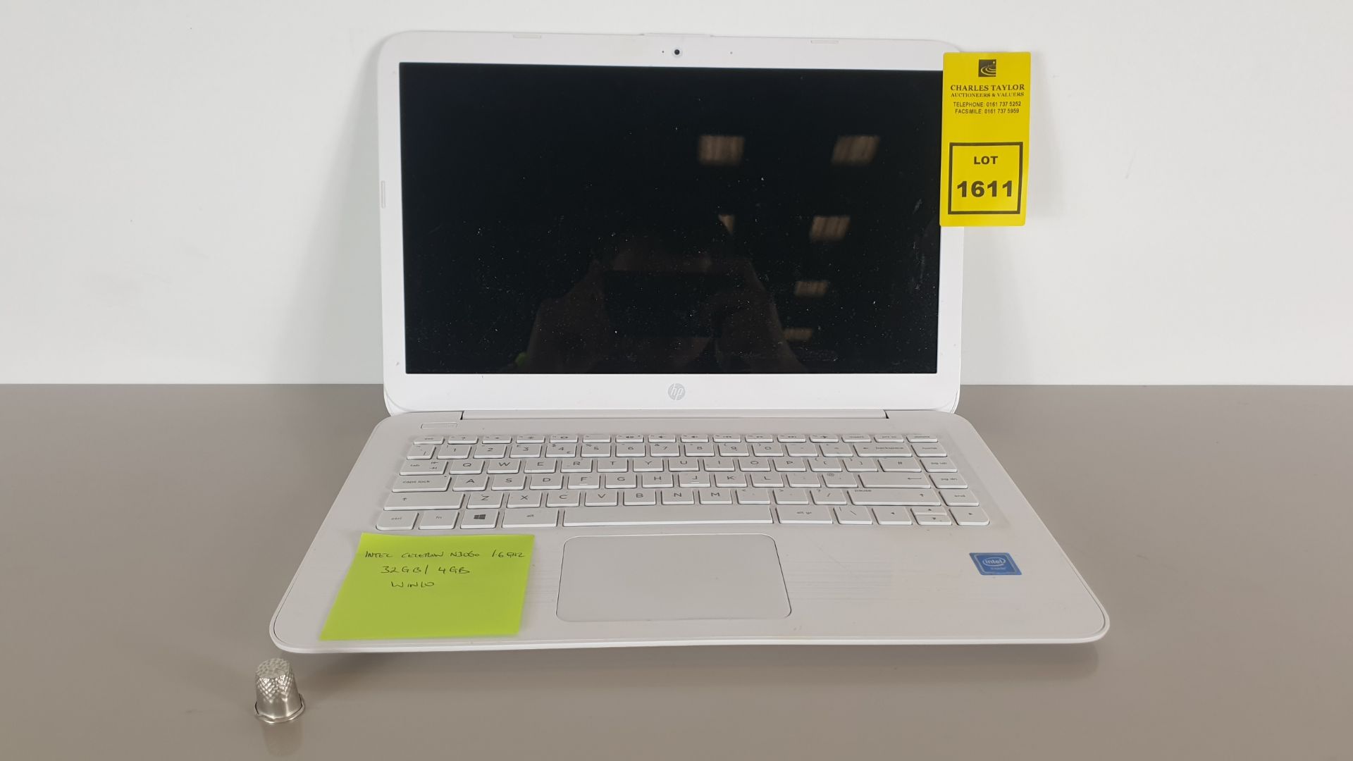 (LOT FOR THURSDAY 28TH MAY AUCTION) HP STREAM LAPTOP - INTEL CELERON N3060 1.6 GHZ, 32GB - 4GB