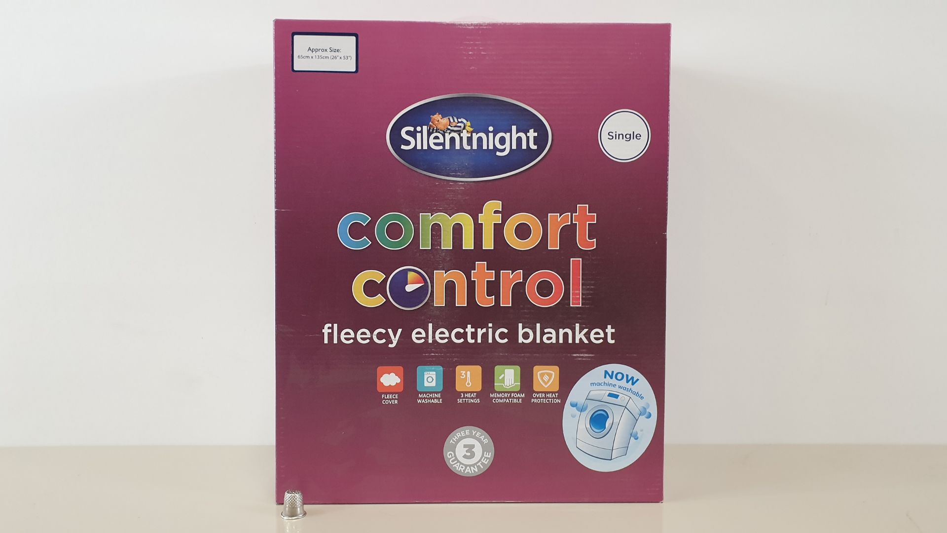 10 SILENTNIGHT FLEECY ELECTRIC SINGLE BLANKET (IN 2 CARTONS)