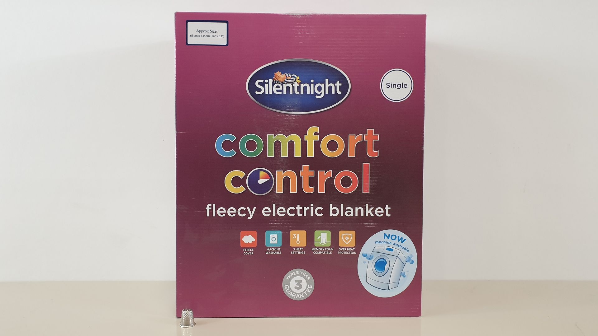 10 SILENTNIGHT FLEECY ELECTRIC SINGLE BLANKET (IN 2 CARTONS)