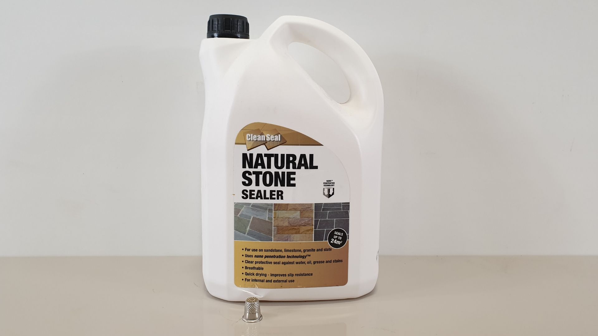 16 X 4 LITRE CLEANSEAL NATURAL STONE SEALER - IN 4 CARTONS (EACH CLEANS UP TO 24 M/2)