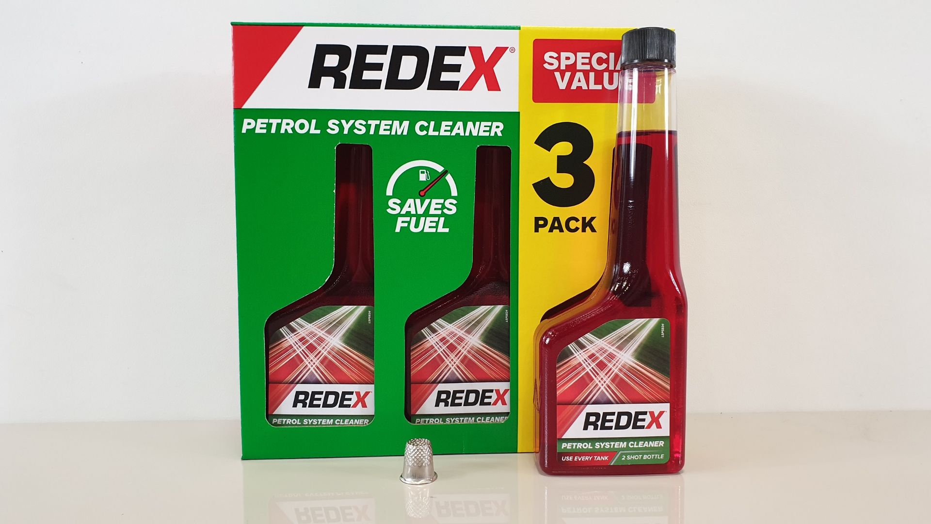 18 X PACKS OF 3 250 ML REDEX PETROL SYSTEM CLEANER - IN 3 CARTONS (RADD0006A)