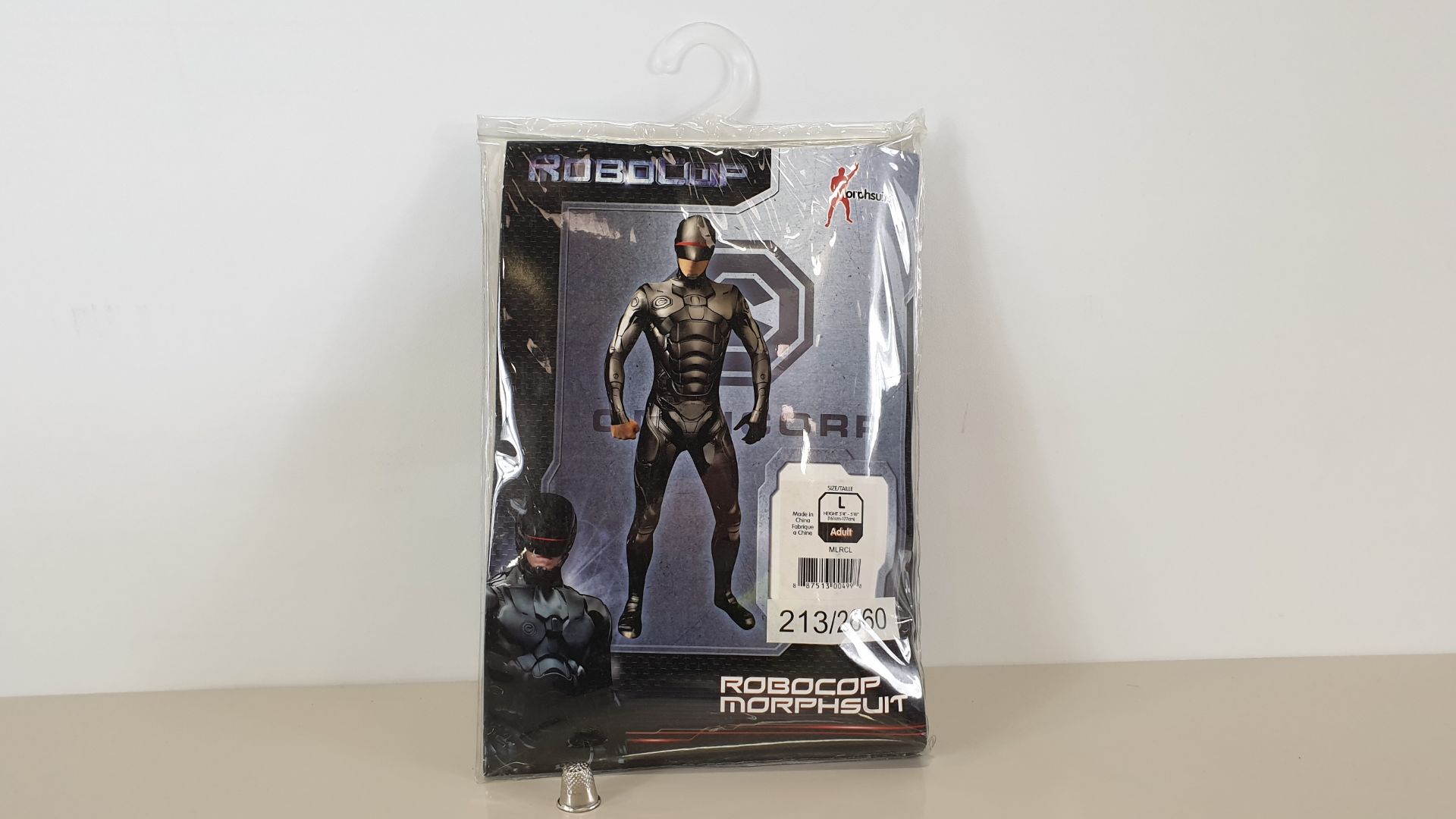 10 X ROBOCOP MORPHSUITS - SIZE LARGE - (BRAND NEW IN HANGER PACKS)