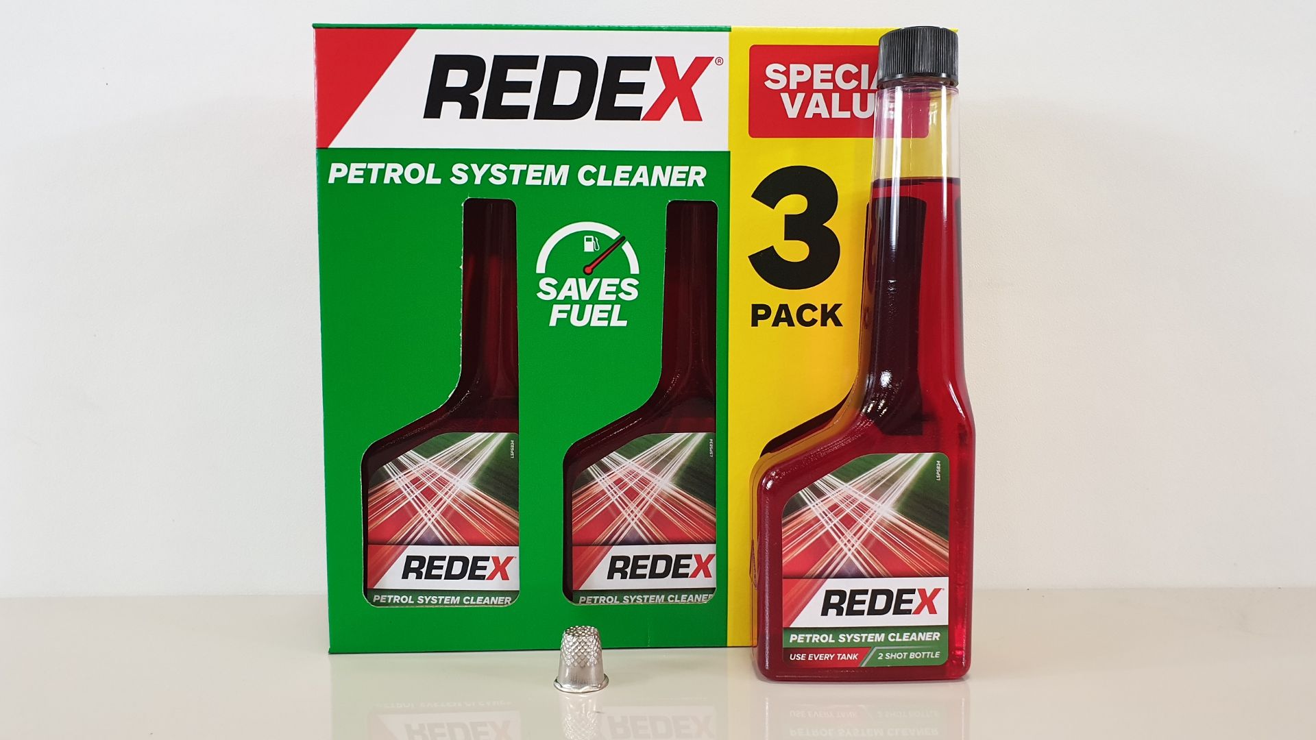 18 X PACKS OF 3 250 ML REDEX PETROL SYSTEM CLEANER - IN 3 CARTONS (RADD0006A)