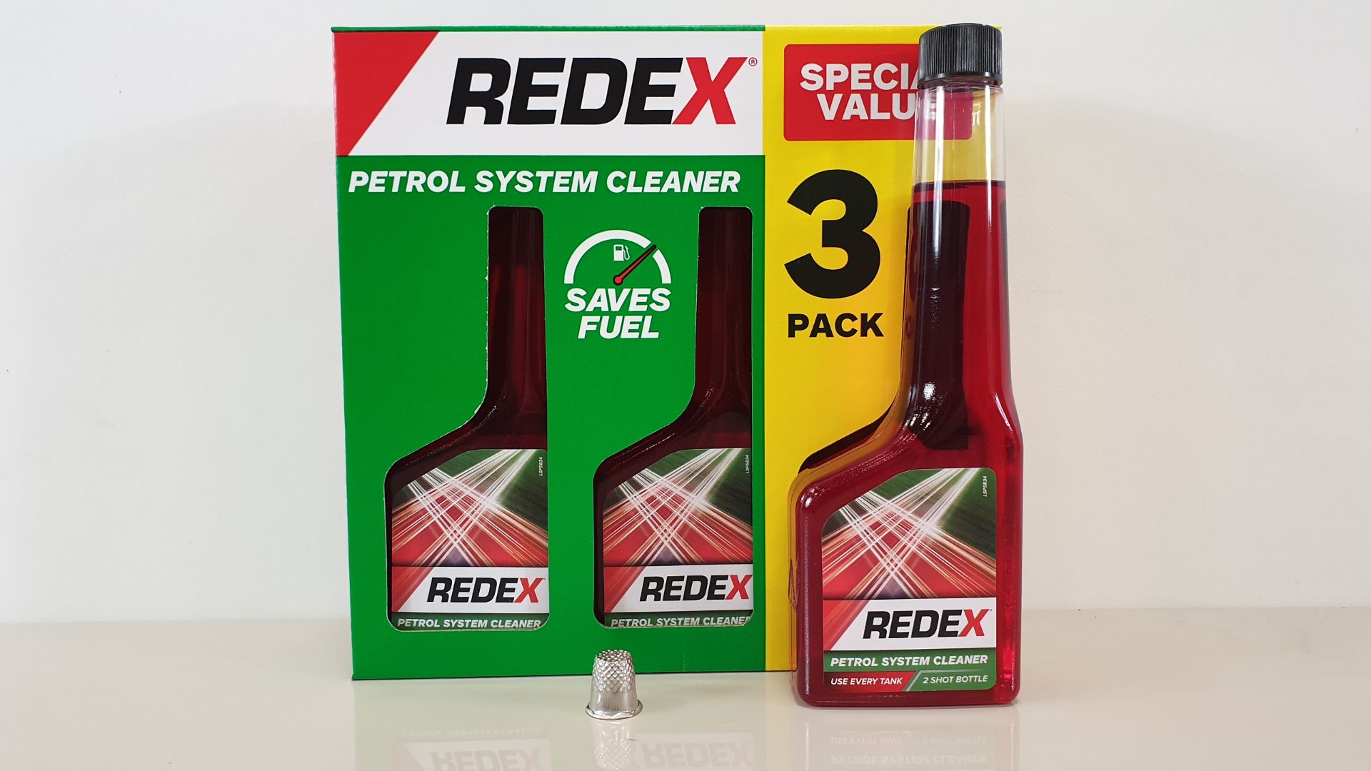 18 X PACKS OF 3 250 ML REDEX PETROL SYSTEM CLEANER - IN 3 CARTONS (RADD0006A)