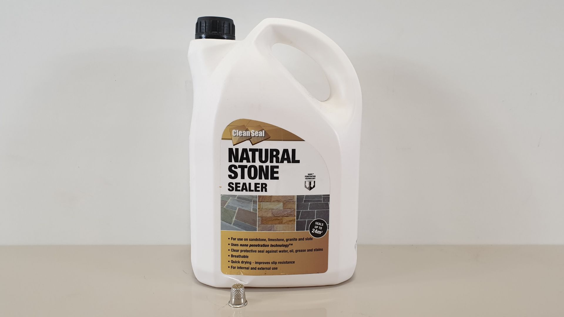 16 X 4 LITRE CLEANSEAL NATURAL STONE SEALER - IN 4 CARTONS (EACH CLEANS UP TO 24 M/2)