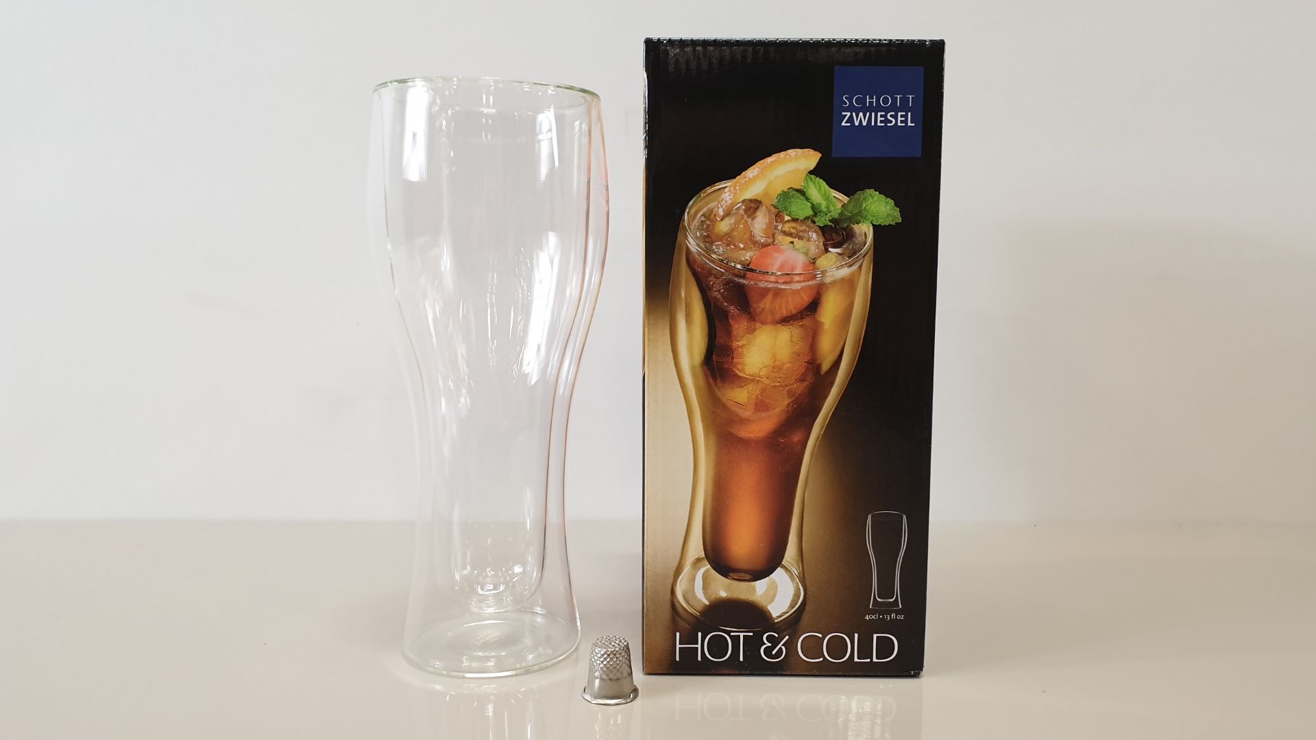 36 X SCHOTT ZWIESEL 40CL 13 FL OZ HOT & COLD DOUBLE WALL GLASSES - CODE ASC 581 / T108Z - IN 6