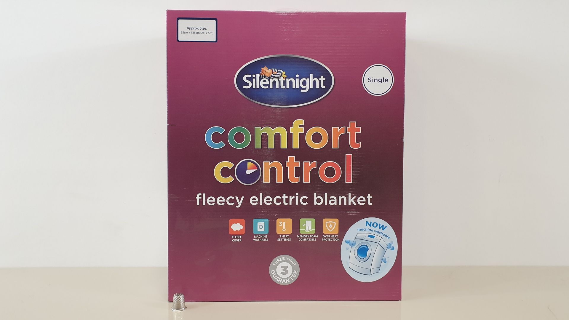 10 SILENTNIGHT FLEECY ELECTRIC SINGLE BLANKET (IN 2 CARTONS)