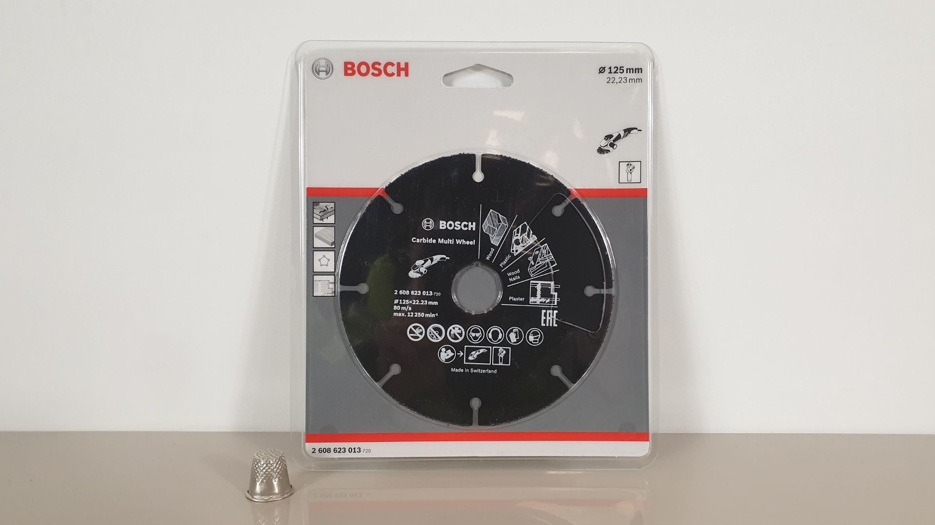 (LOT FOR THURSDAY 28TH MAY AUCTION) 25 X BRAND NEW BOSCH CARBIDE MULTI WHEEL CUTTING BLADES 125MM